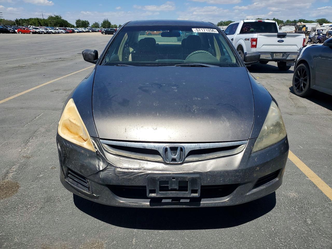 2007 Honda Accord Ex Gray vin: 1HGCM56857A089081