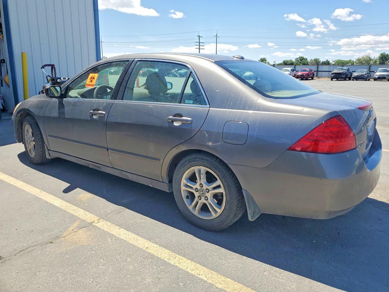 2007 Honda Accord Ex Gray vin: 1HGCM56857A089081