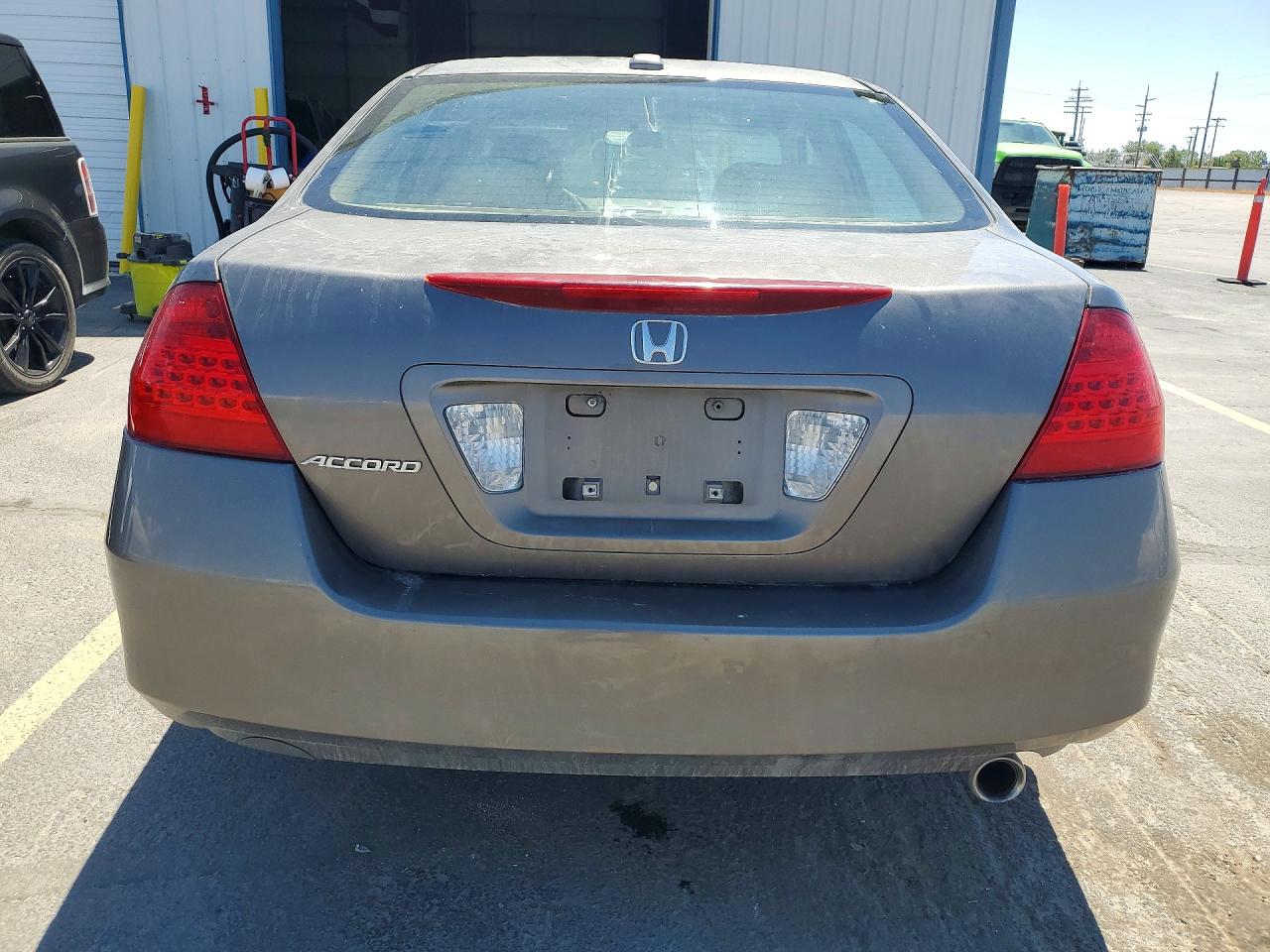 2007 Honda Accord Ex Gray vin: 1HGCM56857A089081