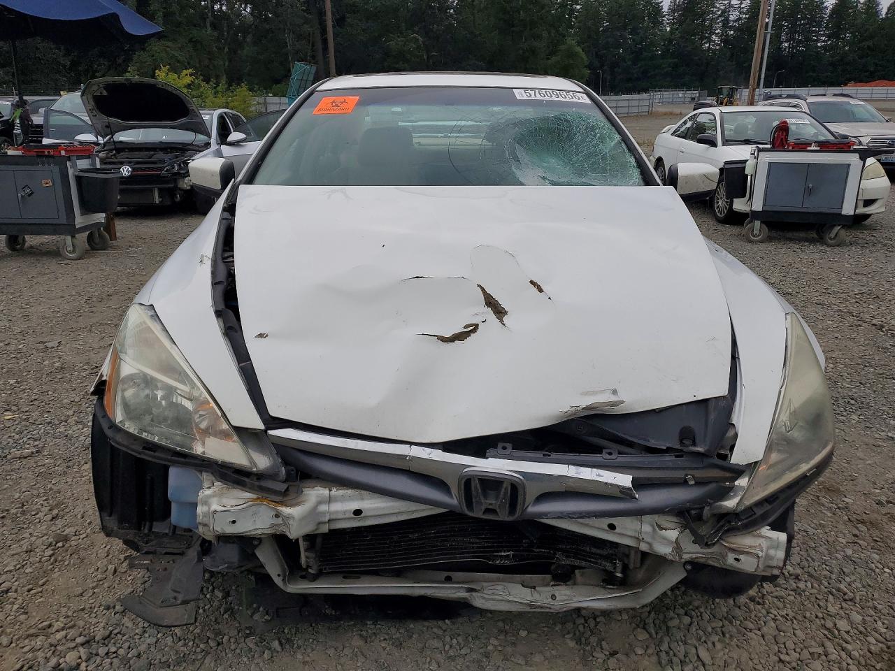 2007 Honda Accord Ex White vin: 1HGCM56857A098623