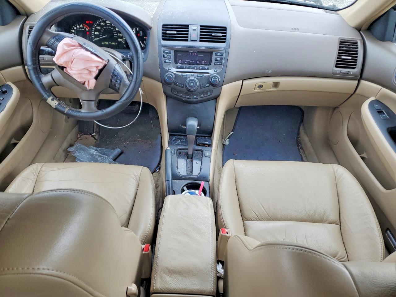 2007 Honda Accord Ex White vin: 1HGCM56857A098623