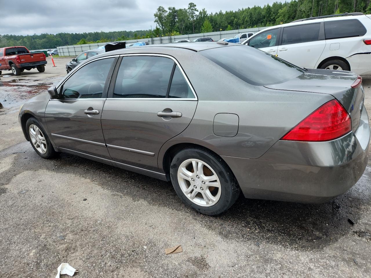 2007 Honda Accord Ex Brown vin: 1HGCM56857A141096