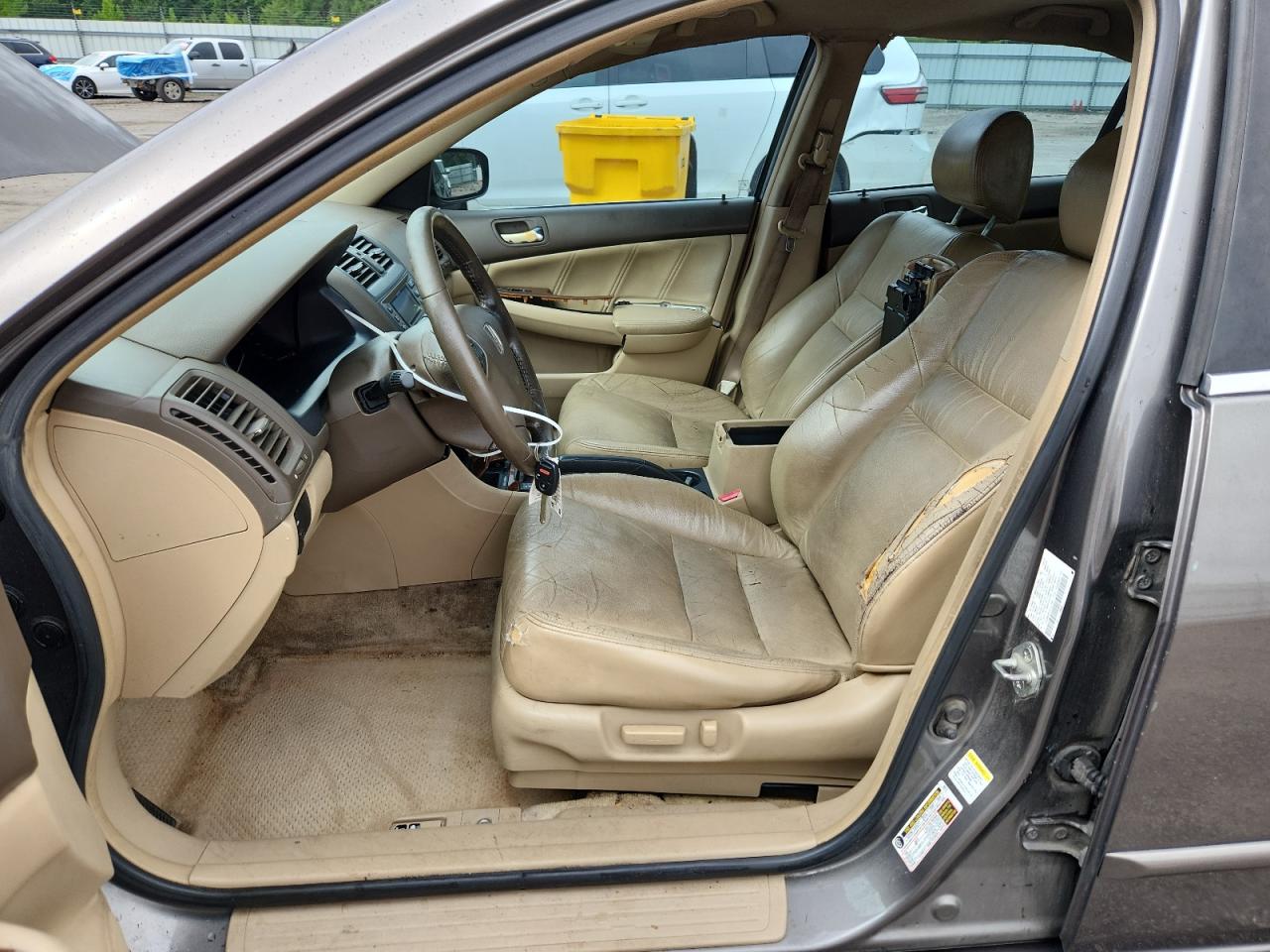 2007 Honda Accord Ex Brown vin: 1HGCM56857A141096
