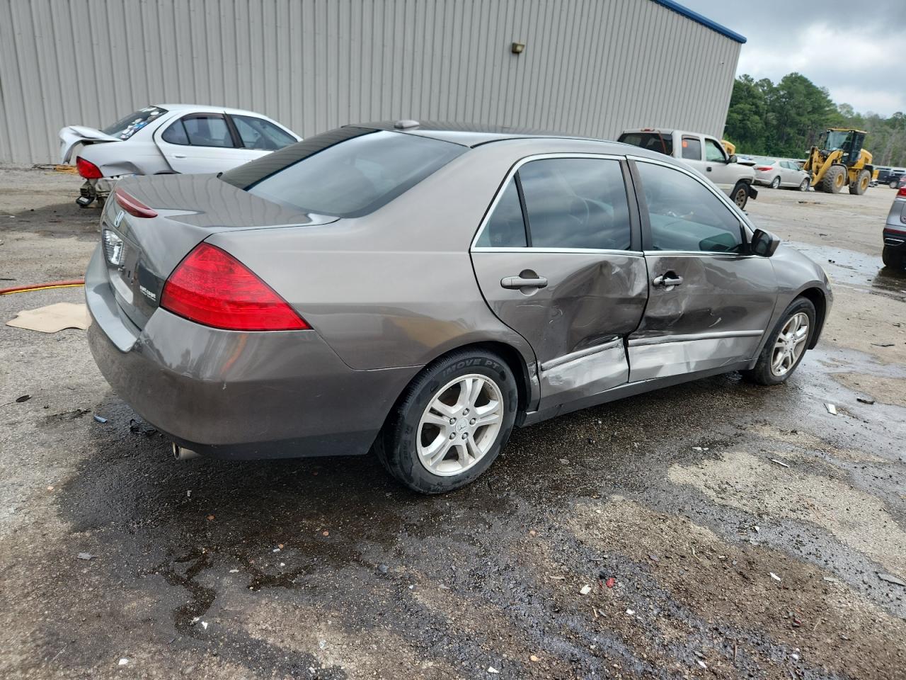 2007 Honda Accord Ex Brown vin: 1HGCM56857A141096