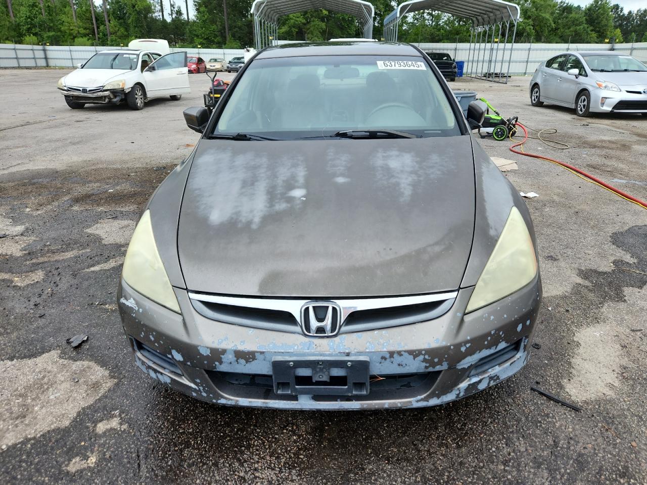 2007 Honda Accord Ex Brown vin: 1HGCM56857A141096