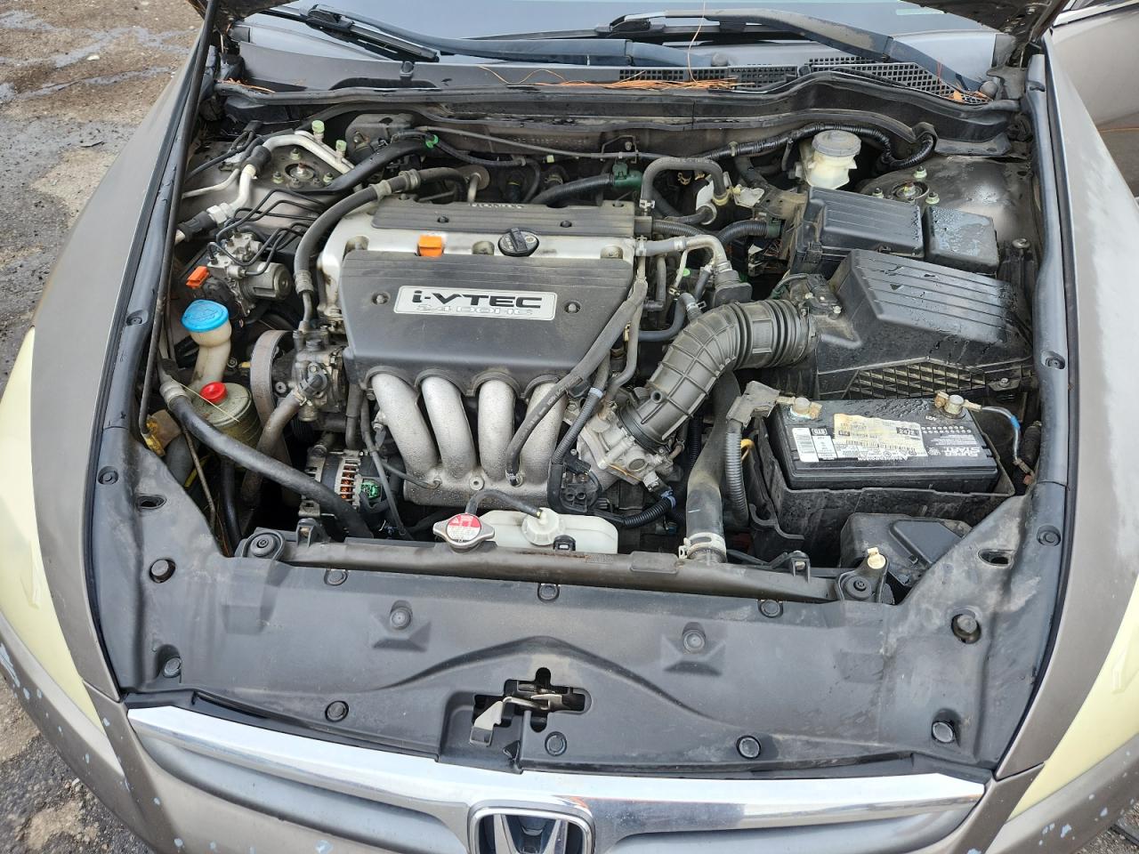 2007 Honda Accord Ex Brown vin: 1HGCM56857A141096