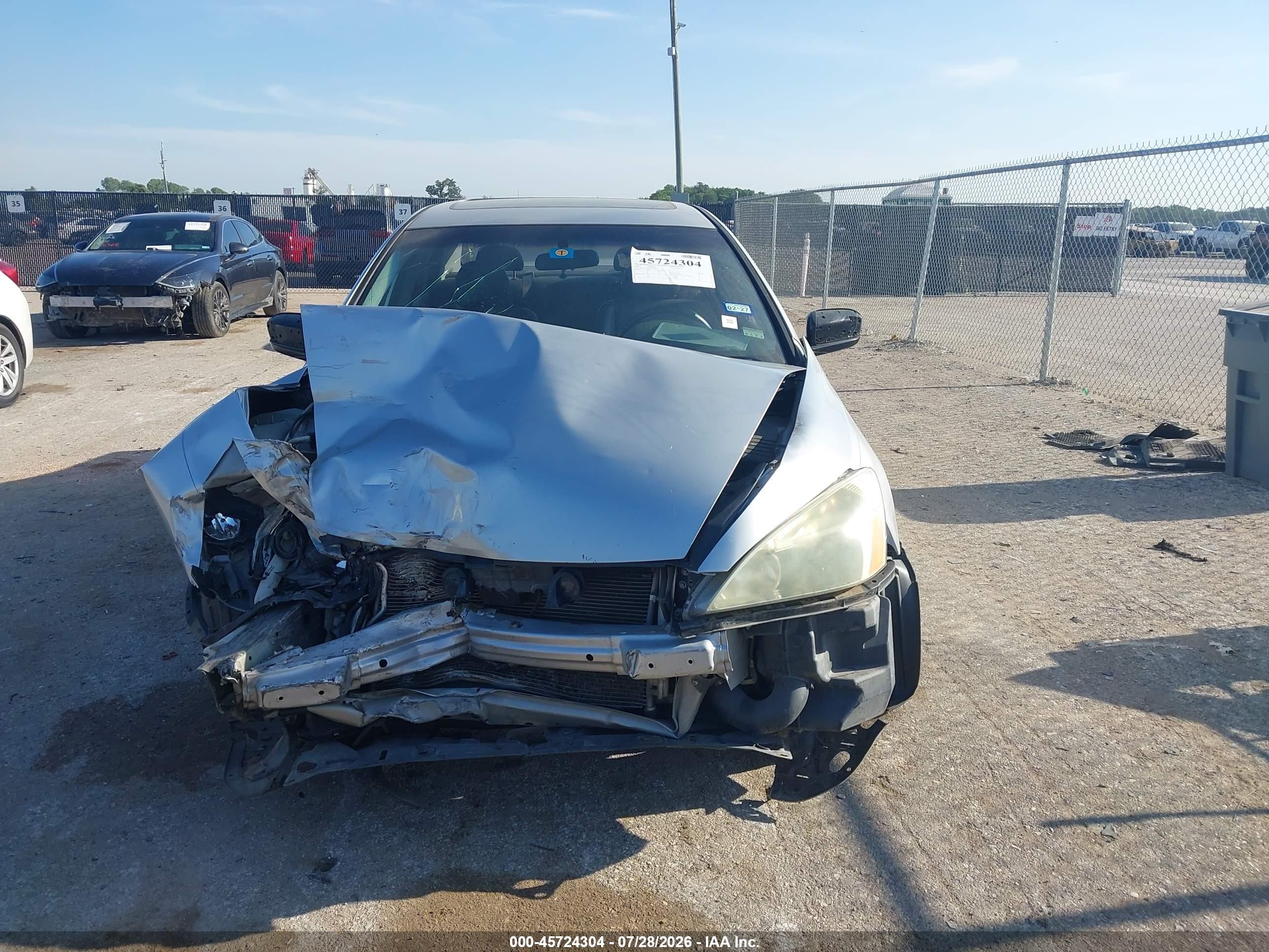 2007 Honda Accord 2.4 Ex Silver vin: 1HGCM56857A175801