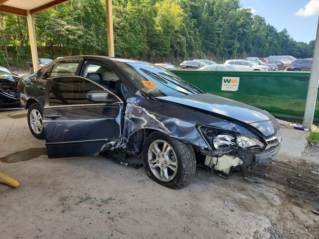 2007 Honda Accord Ex Charcoal vin: 1HGCM56857A196809
