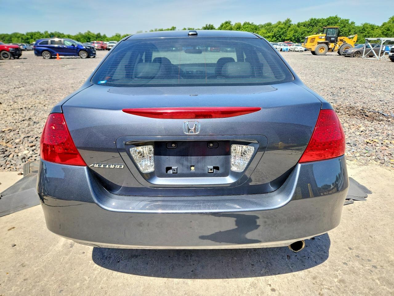 2007 Honda Accord Ex Gray vin: 1HGCM56857A208845