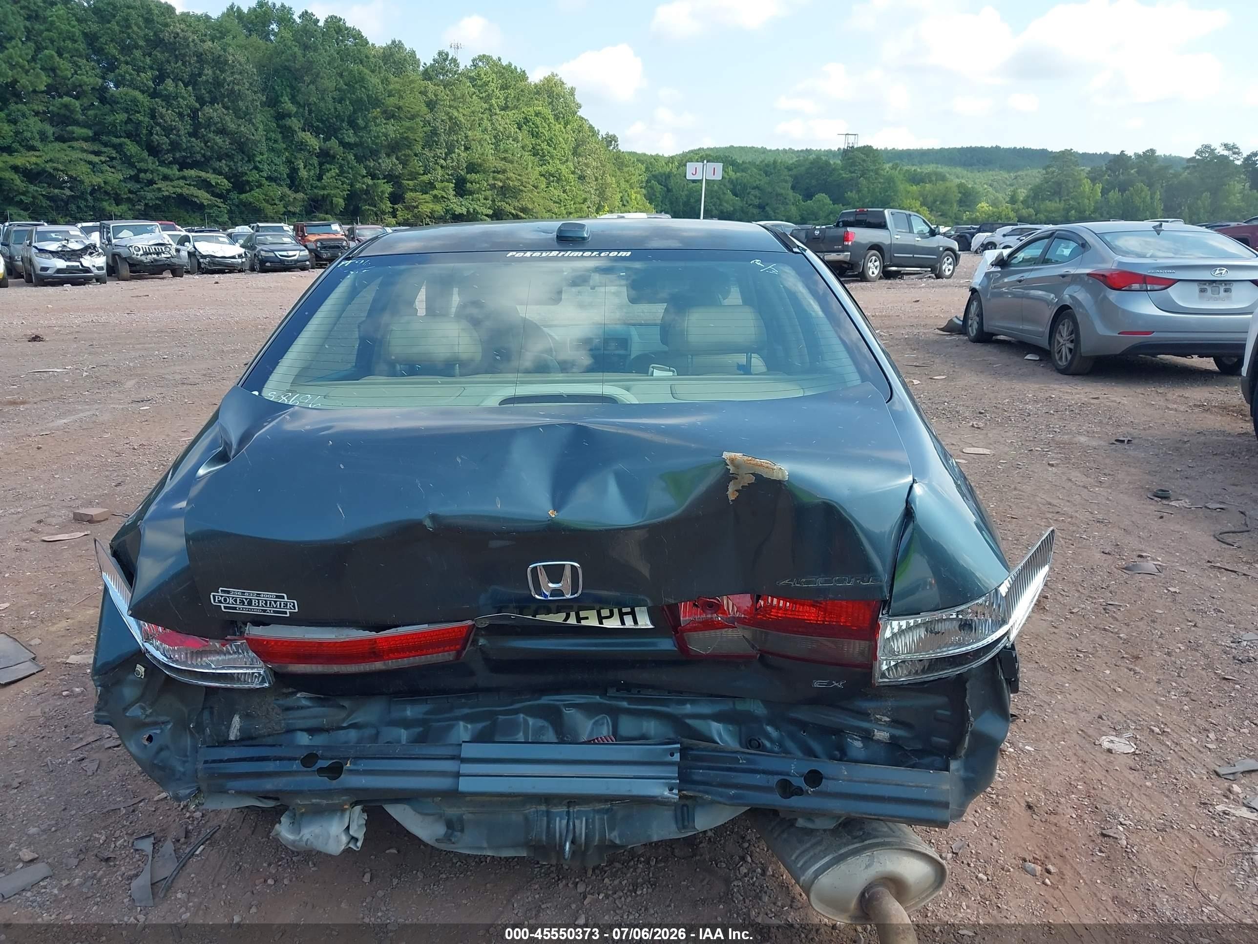 2004 Honda Accord 2.4 Ex Gray vin: 1HGCM56864A026924