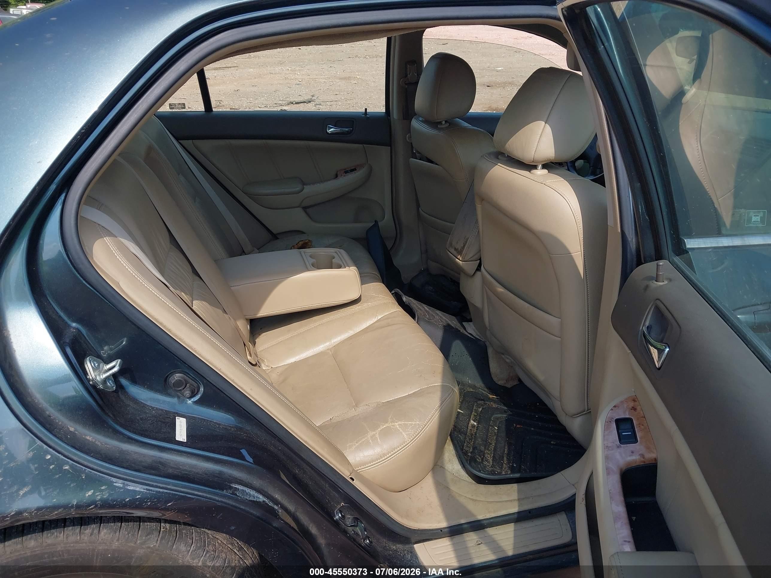 2004 Honda Accord 2.4 Ex Gray vin: 1HGCM56864A026924