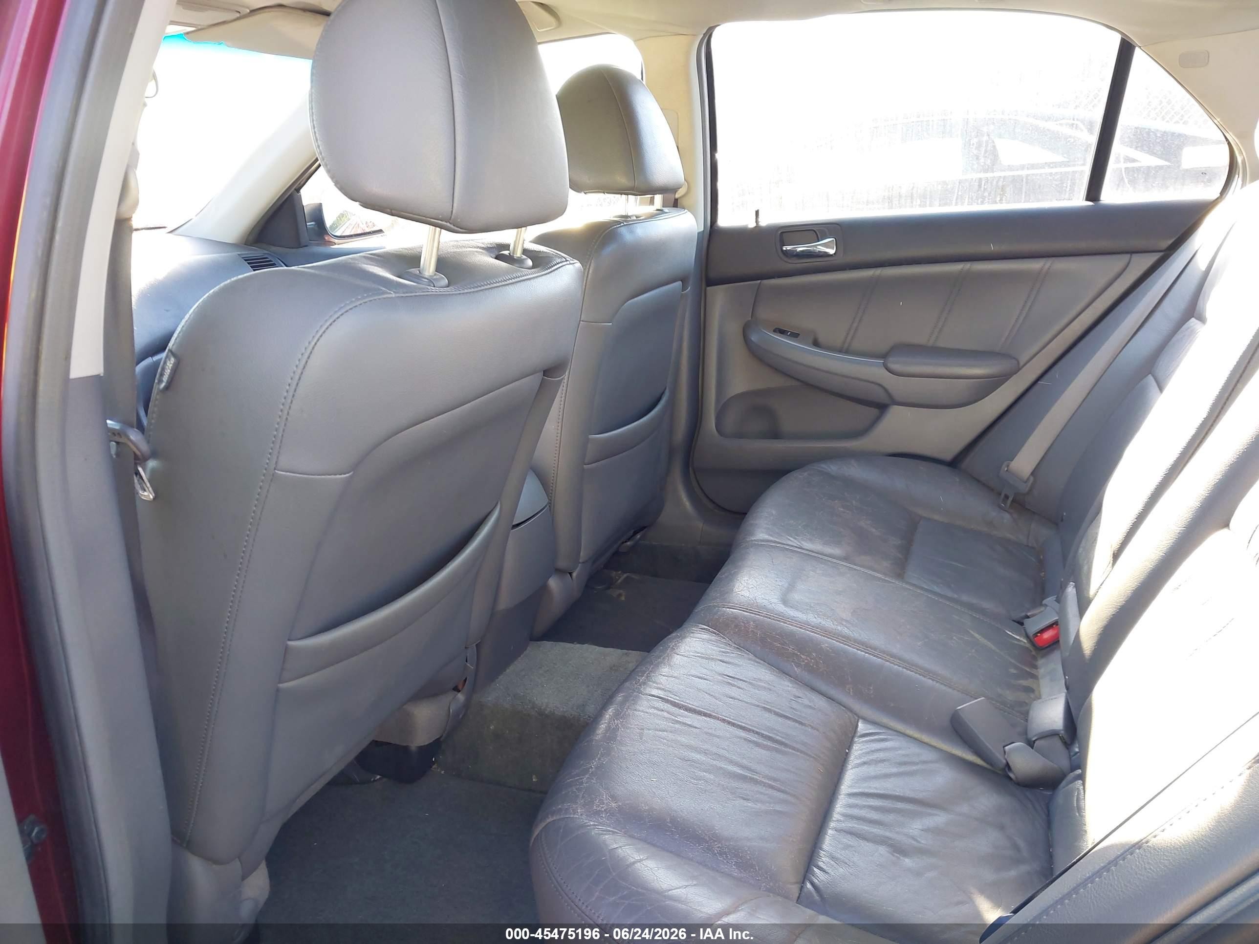 2004 Honda Accord 2.4 Ex Red vin: 1HGCM56864A027183