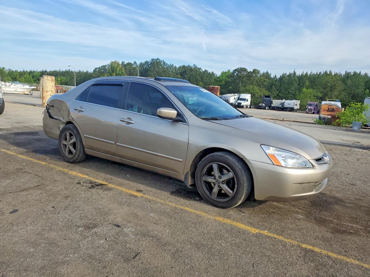 2005 Honda Accord Ex Tan vin: 1HGCM56865A123946