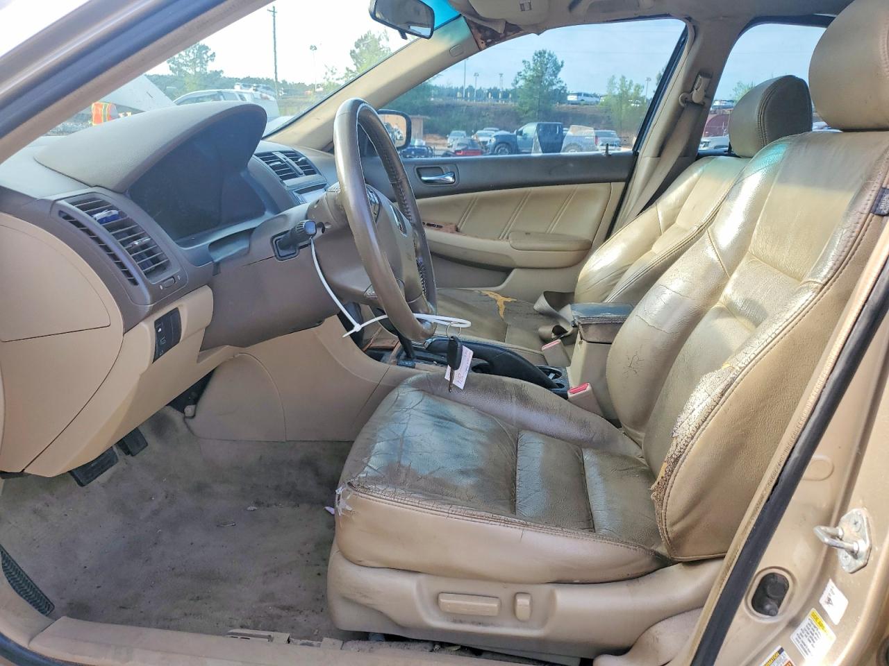 2005 Honda Accord Ex Tan vin: 1HGCM56865A123946