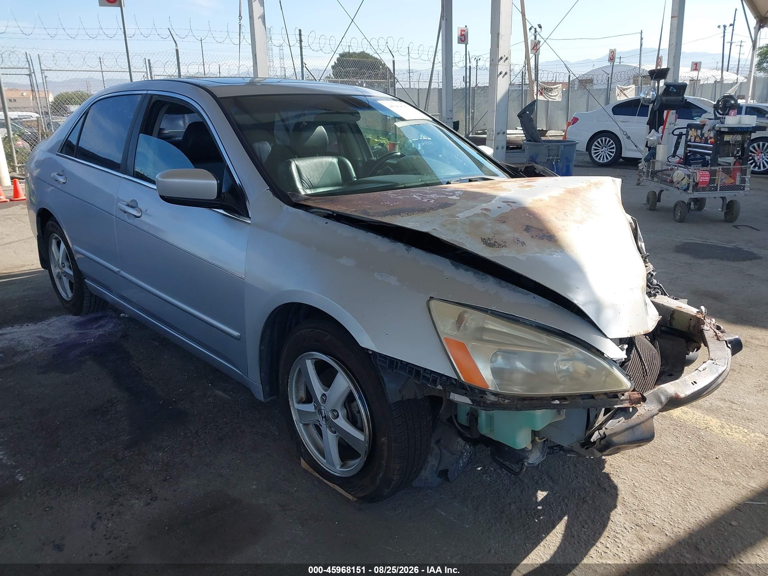 2005 Honda Accord 2.4 Ex Silver vin: 1HGCM56865A149057