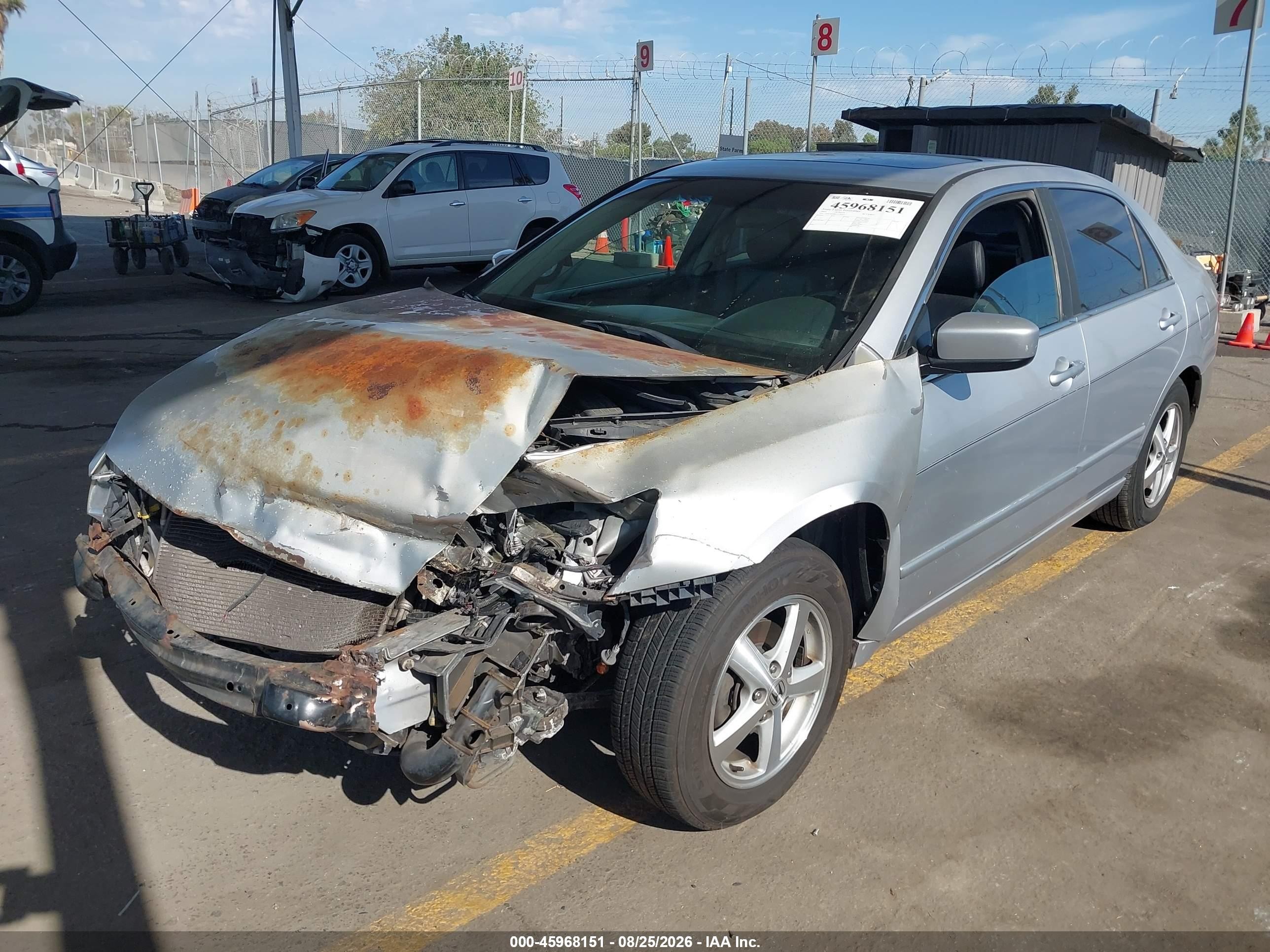 2005 Honda Accord 2.4 Ex Silver vin: 1HGCM56865A149057
