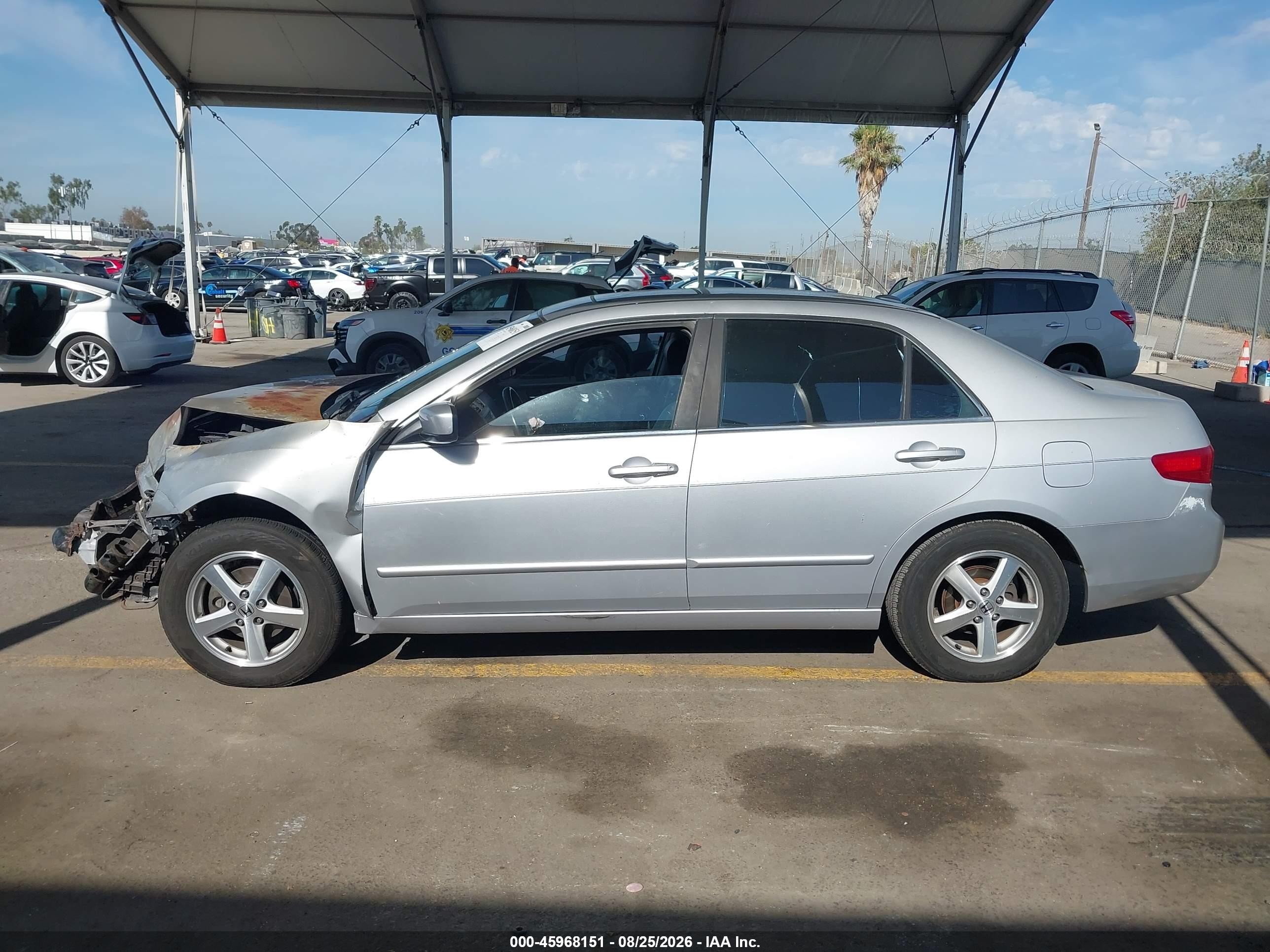 2005 Honda Accord 2.4 Ex Silver vin: 1HGCM56865A149057