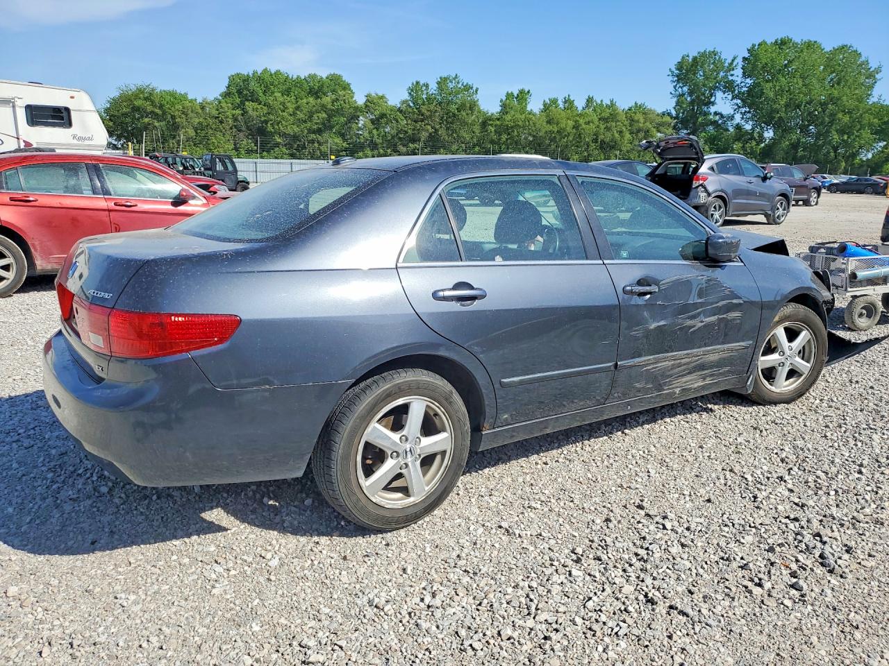 2005 Honda Accord Ex Серый vin: 1HGCM56865A187369