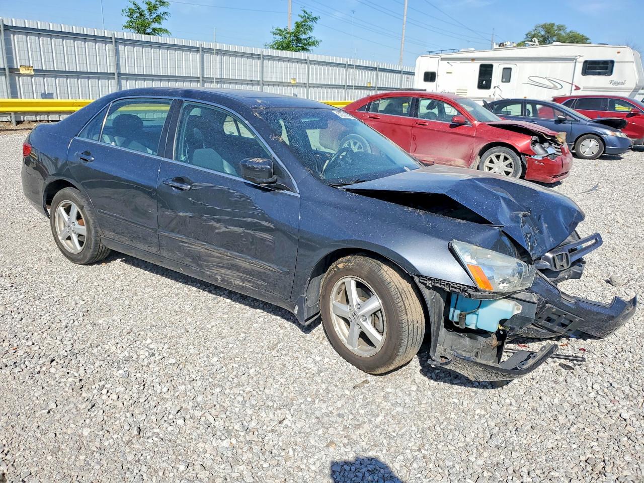 2005 Honda Accord Ex Серый vin: 1HGCM56865A187369