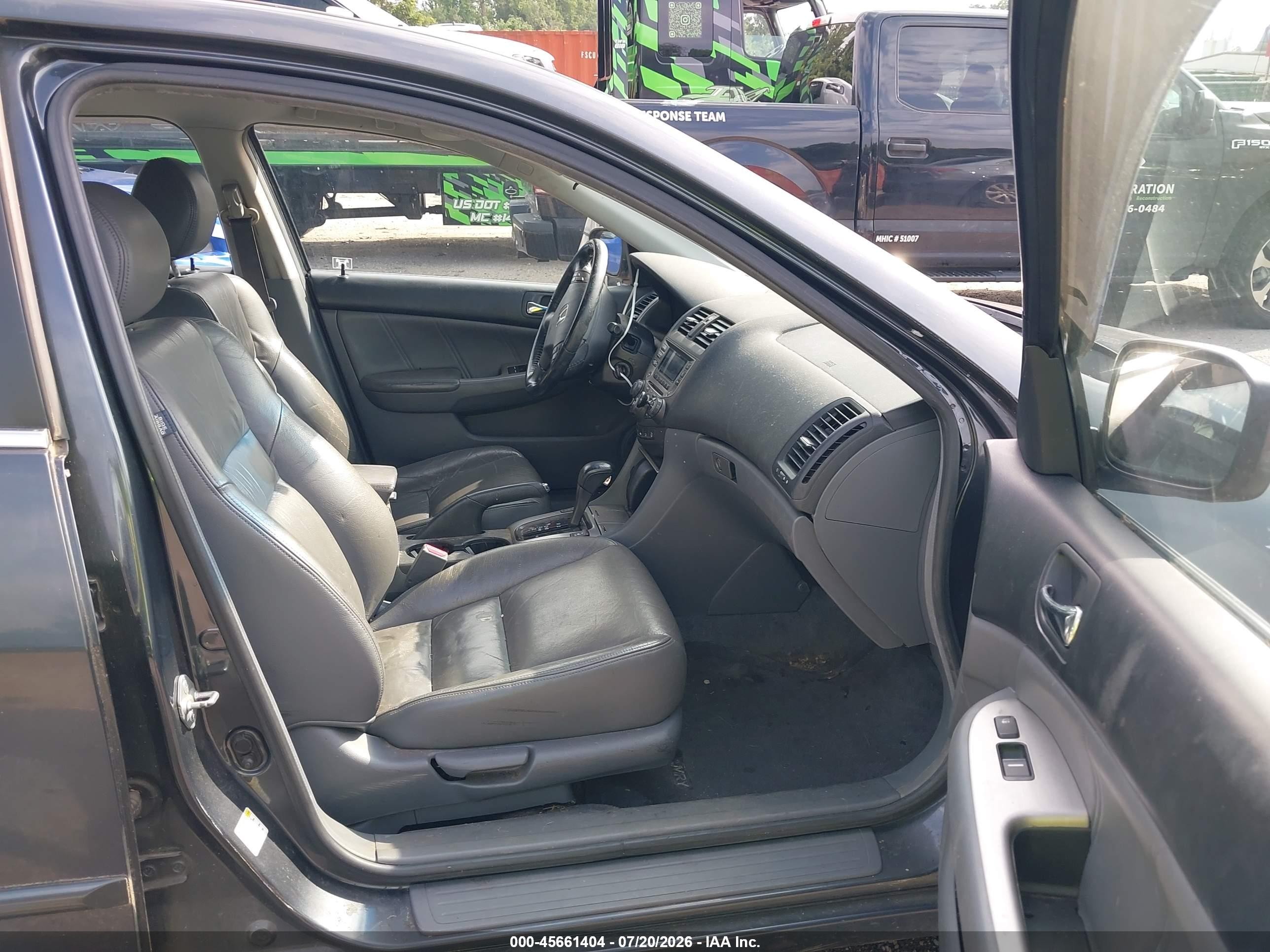 2006 Honda Accord 2.4 Ex Gray vin: 1HGCM56866A014145