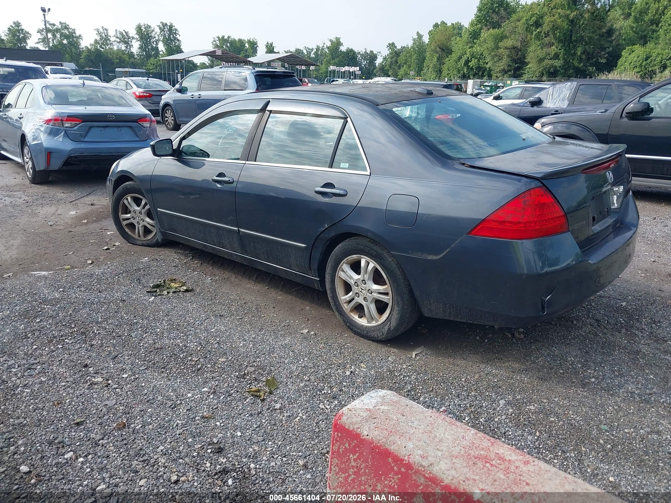 2006 Honda Accord 2.4 Ex Gray vin: 1HGCM56866A014145