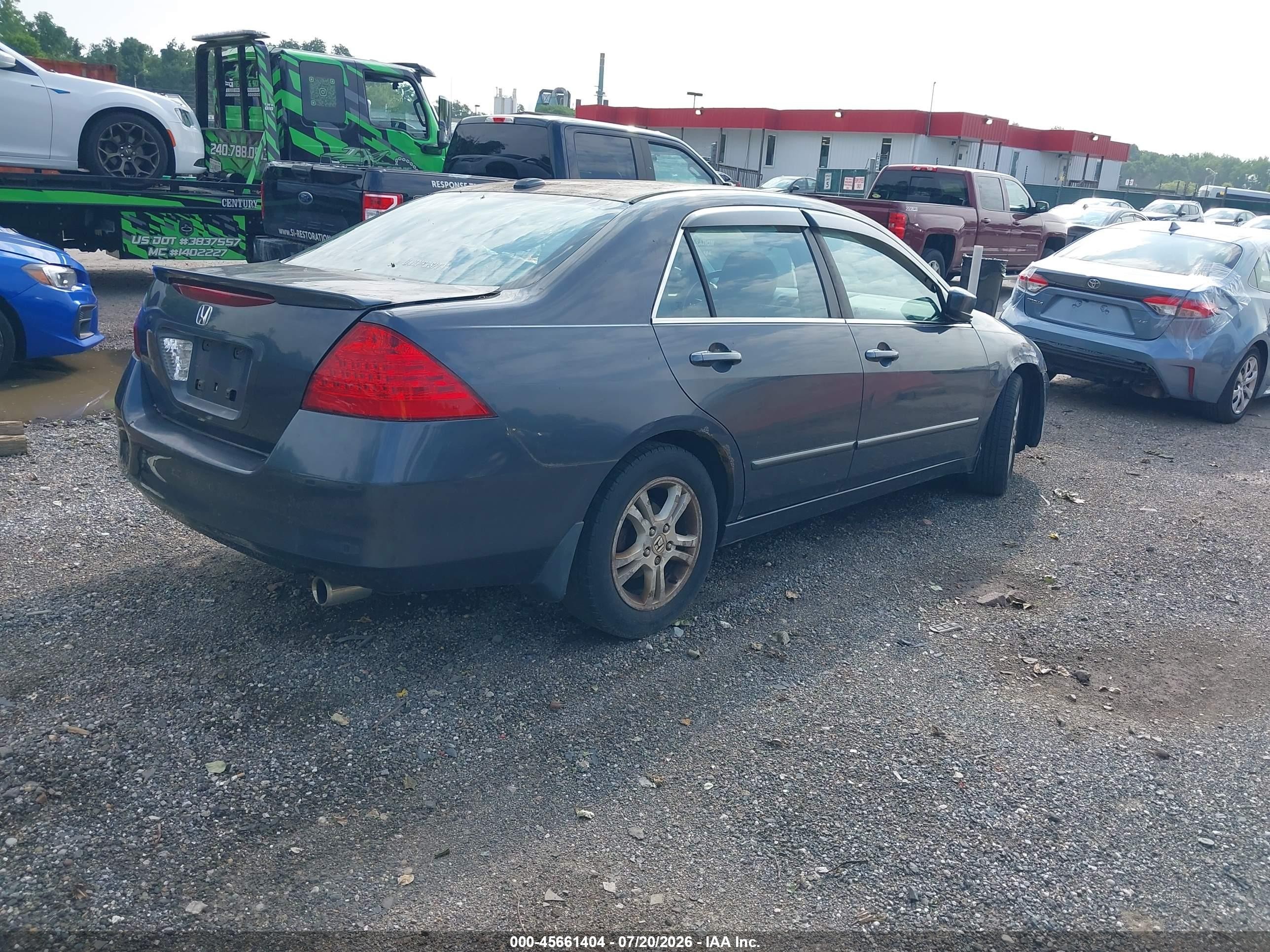 2006 Honda Accord 2.4 Ex Gray vin: 1HGCM56866A014145