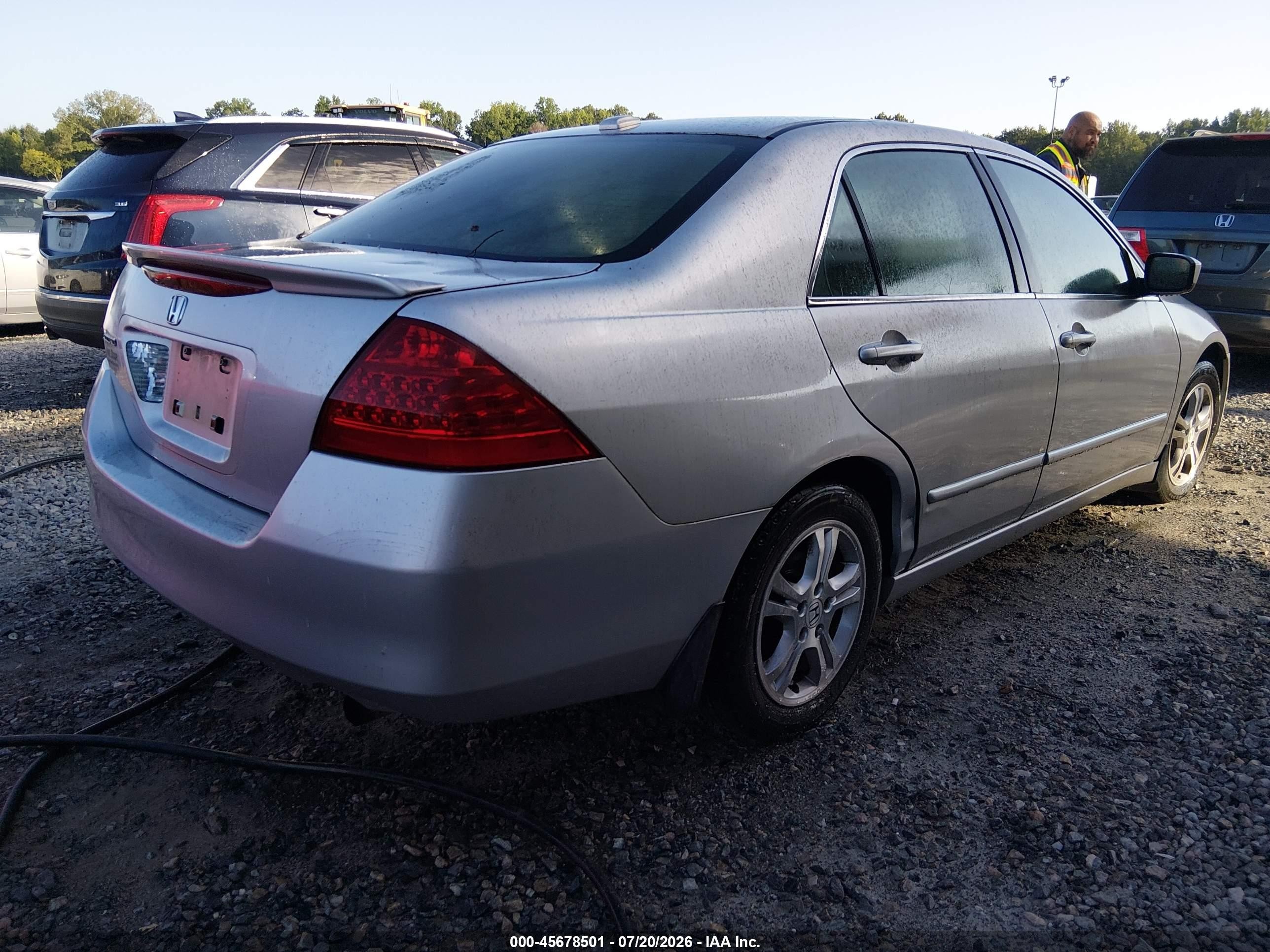 2006 Honda Accord 2.4 Ex Silver vin: 1HGCM56866A058629