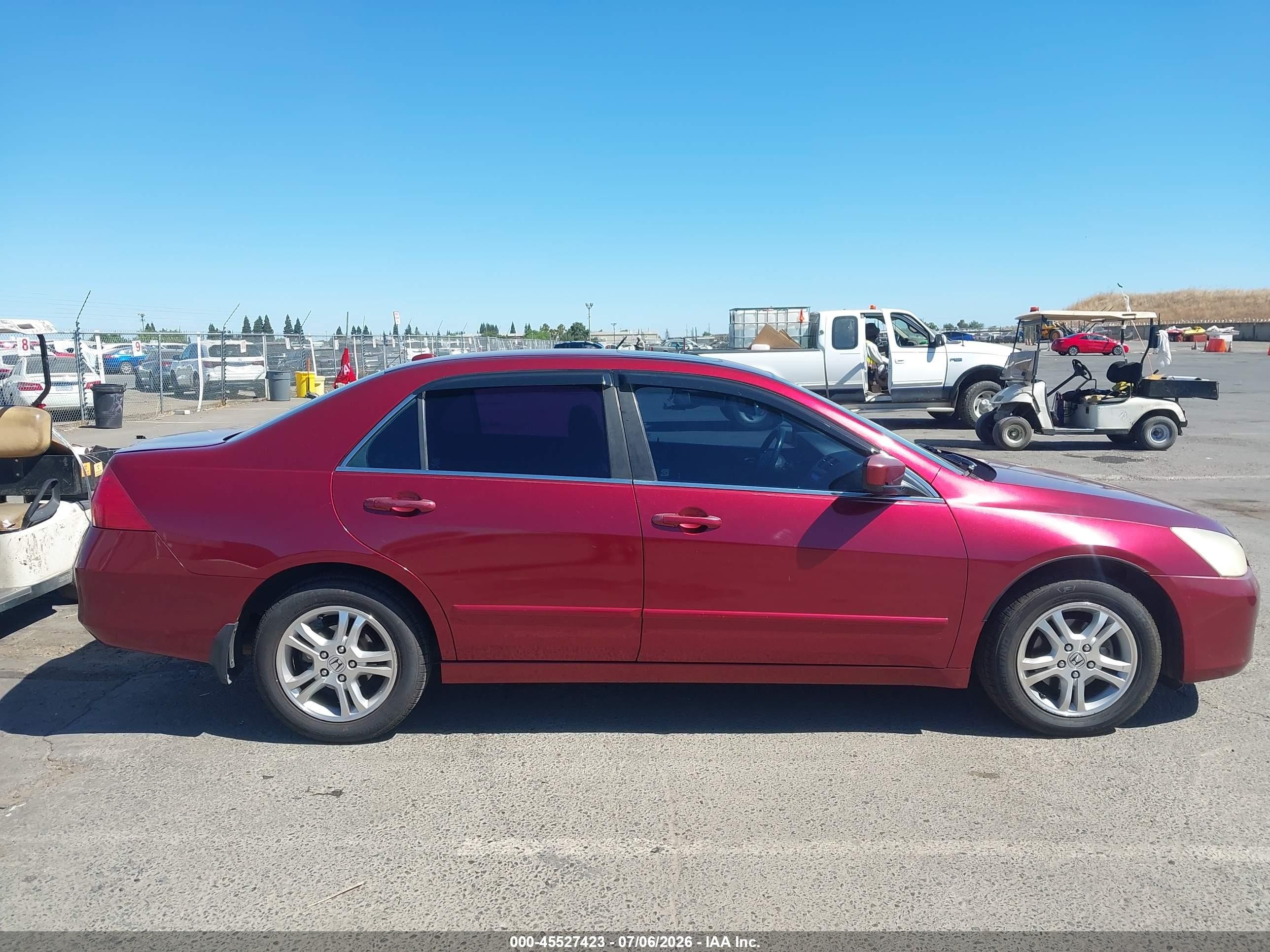 2006 Honda Accord 2.4 Ex Burgundy vin: 1HGCM56866A079481