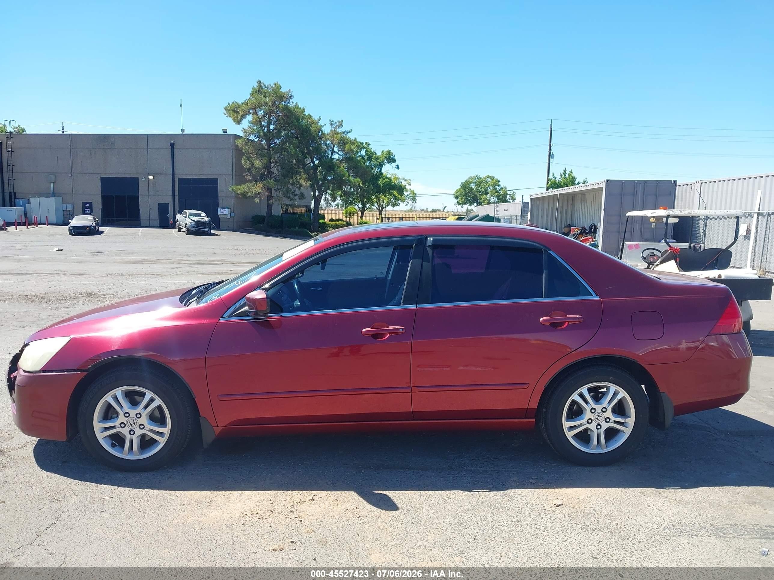 2006 Honda Accord 2.4 Ex Burgundy vin: 1HGCM56866A079481