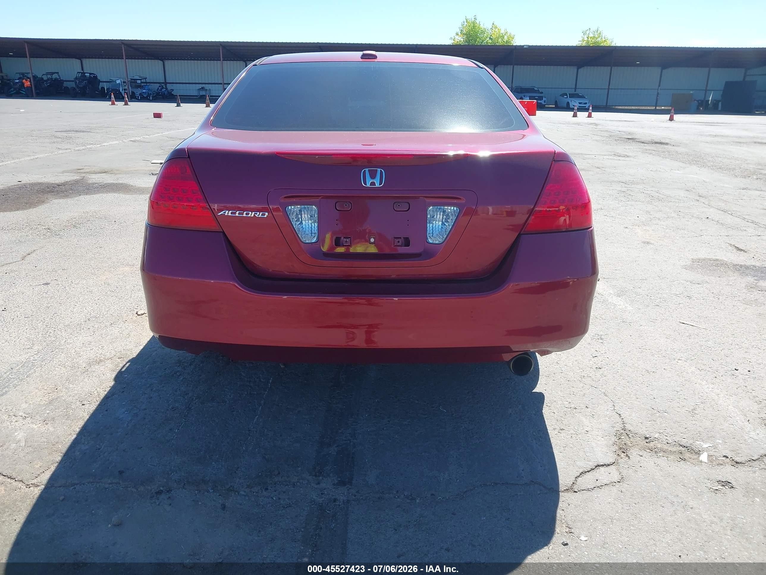 2006 Honda Accord 2.4 Ex Burgundy vin: 1HGCM56866A079481