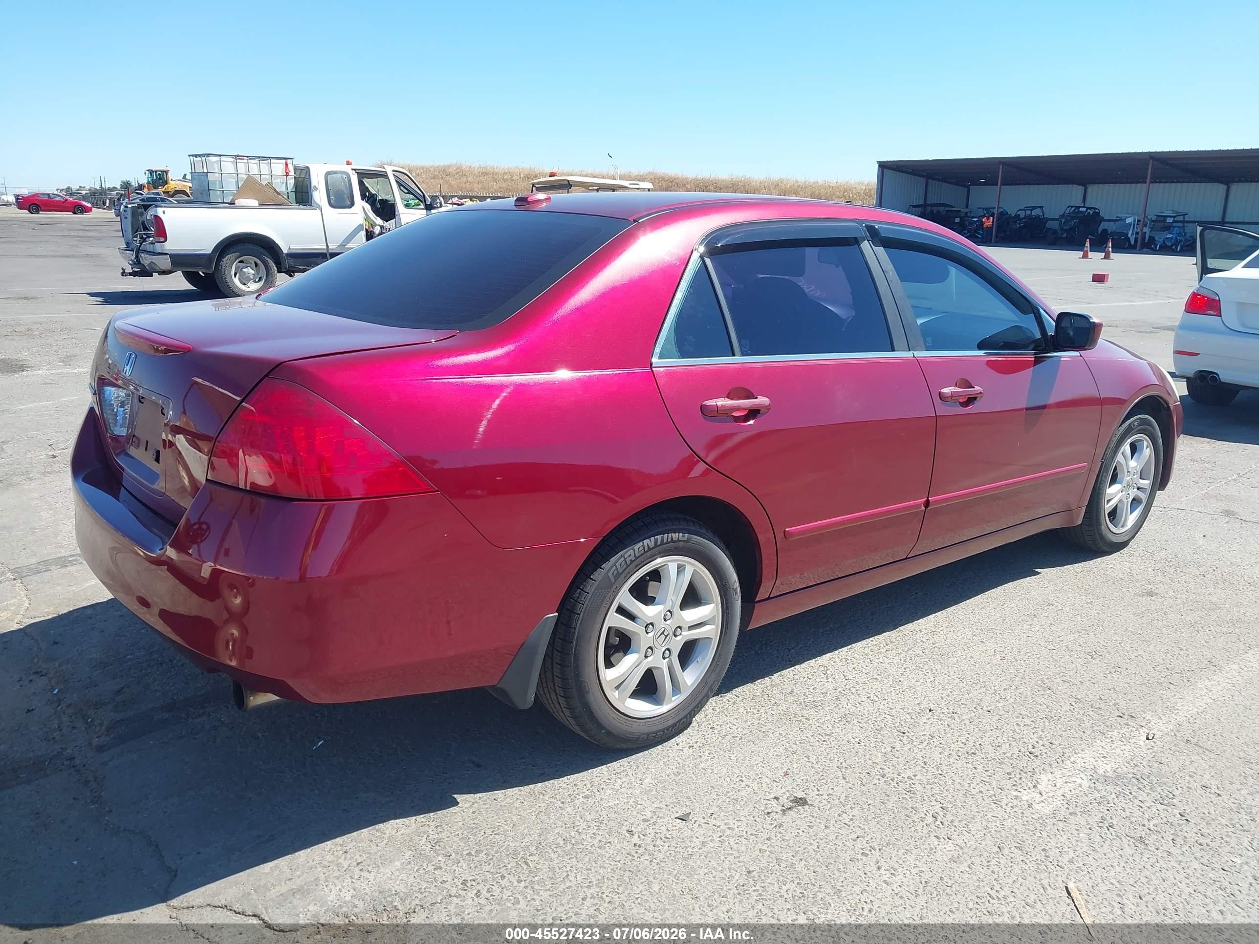 2006 Honda Accord 2.4 Ex Burgundy vin: 1HGCM56866A079481