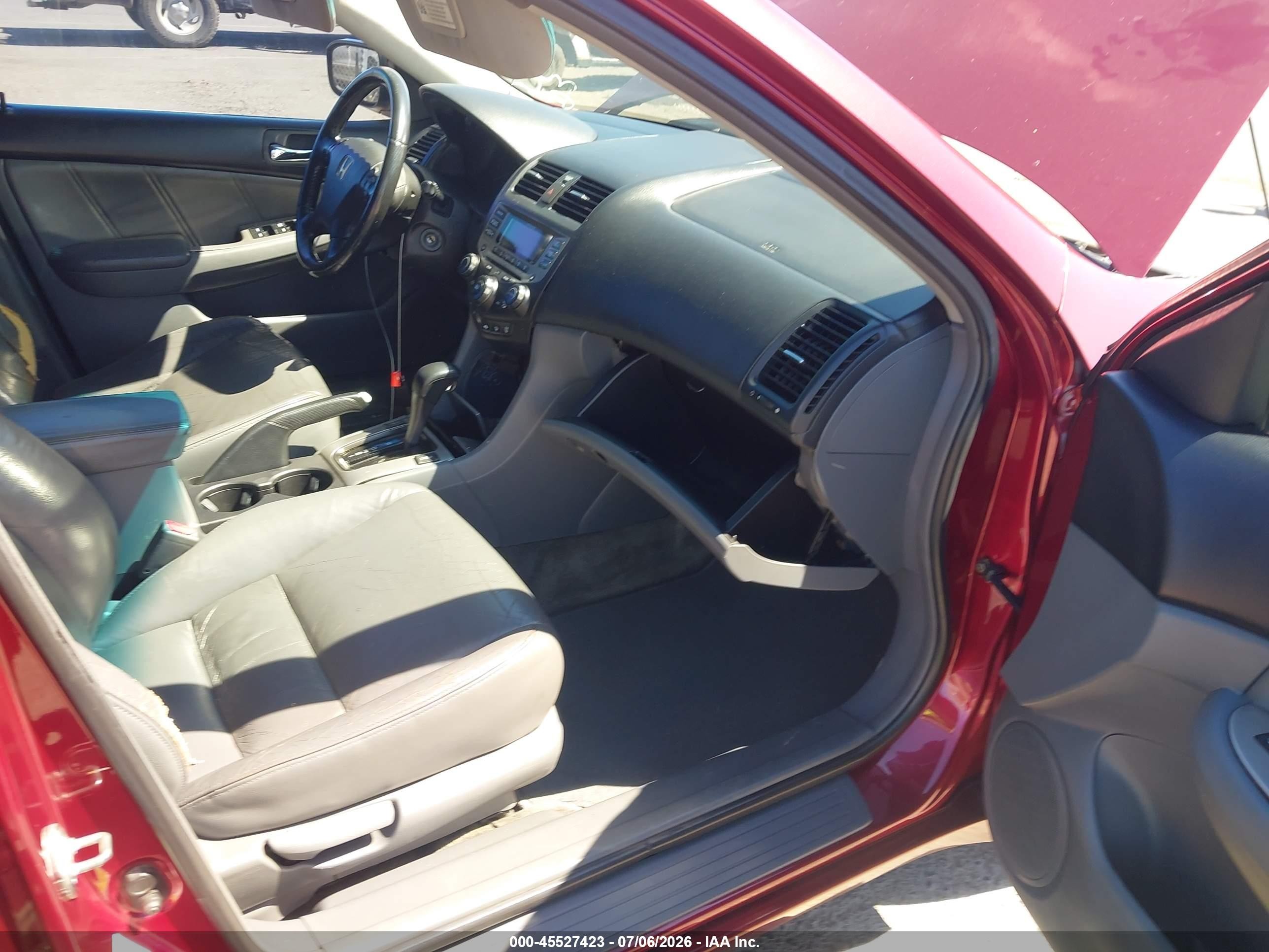 2006 Honda Accord 2.4 Ex Burgundy vin: 1HGCM56866A079481