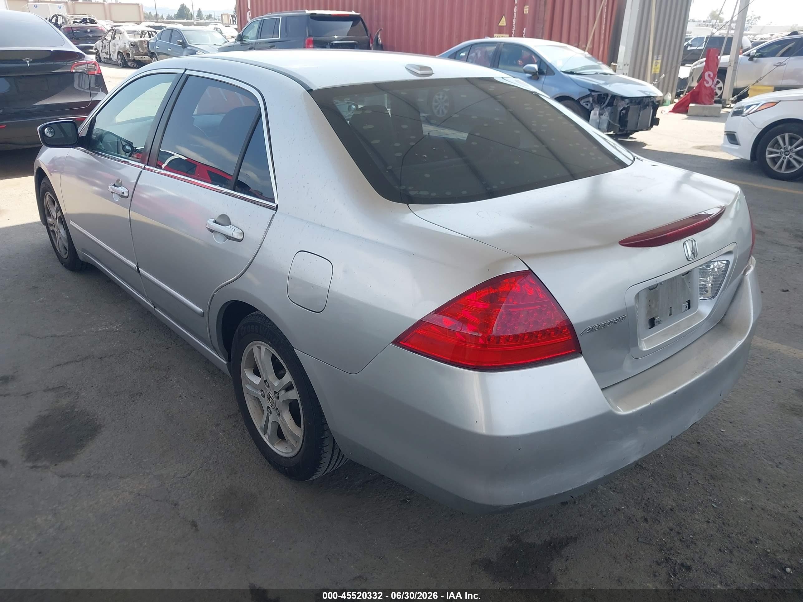 2006 Honda Accord 2.4 Ex Silver vin: 1HGCM56866A095101