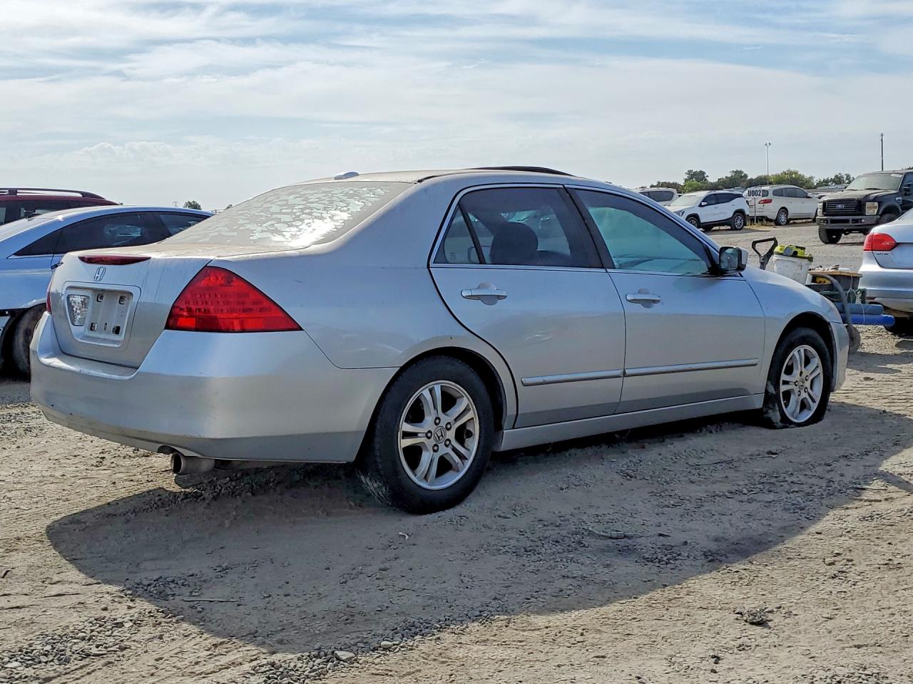 2006 Honda Accord Ex Silver vin: 1HGCM56866A095132