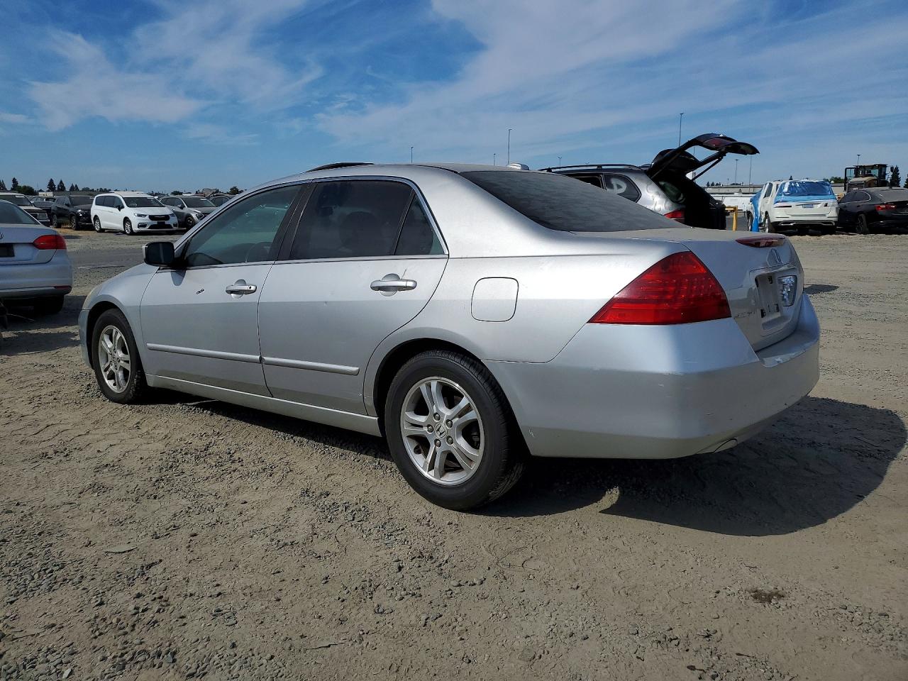 2006 Honda Accord Ex Silver vin: 1HGCM56866A095132