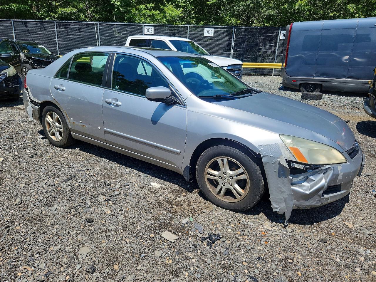 2006 Honda Accord Ex Серебряный vin: 1HGCM56866A097916