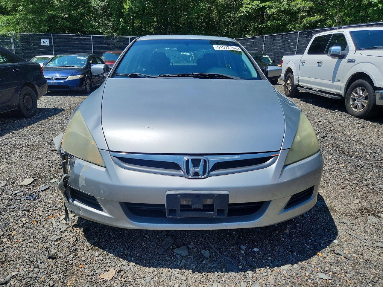 2006 Honda Accord Ex Серебряный vin: 1HGCM56866A097916