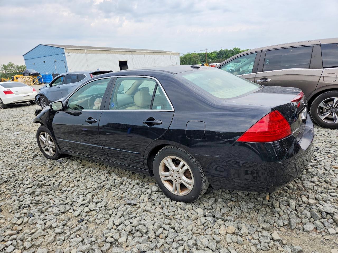 2006 Honda Accord Ex Black vin: 1HGCM56866A124709