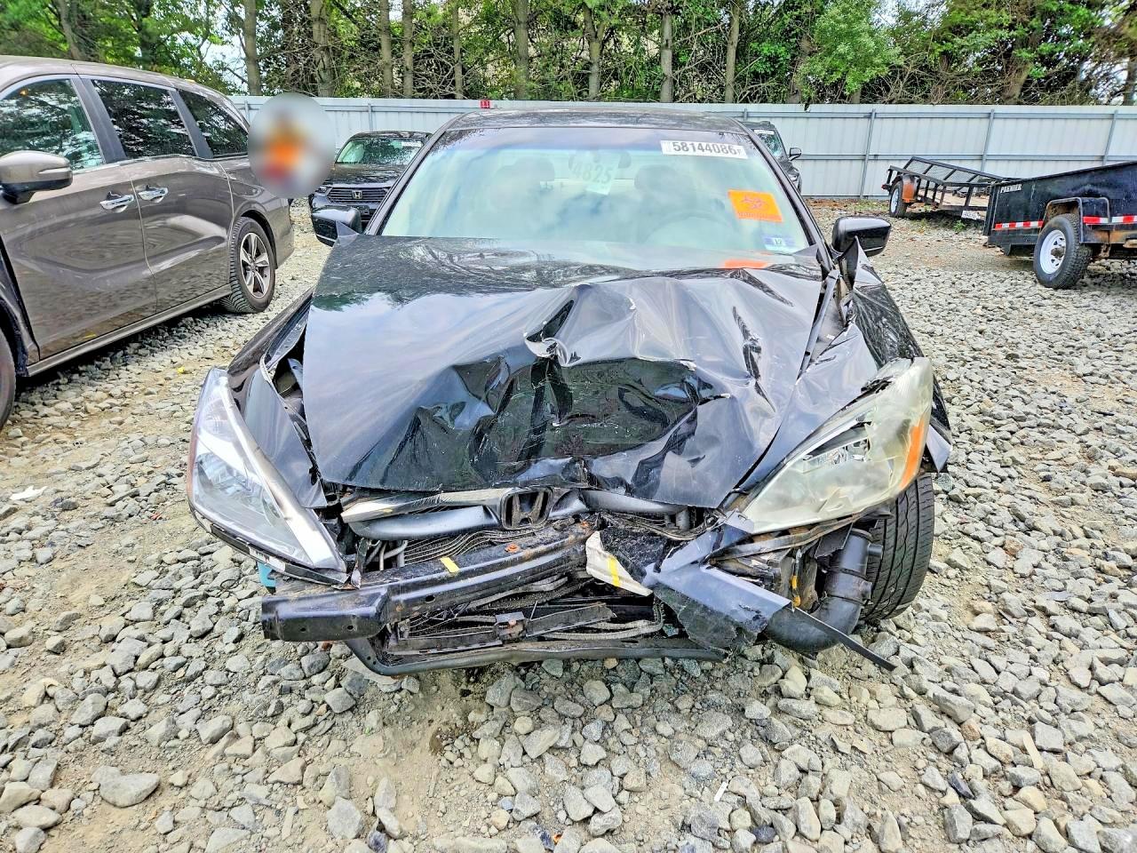 2006 Honda Accord Ex Black vin: 1HGCM56866A124709
