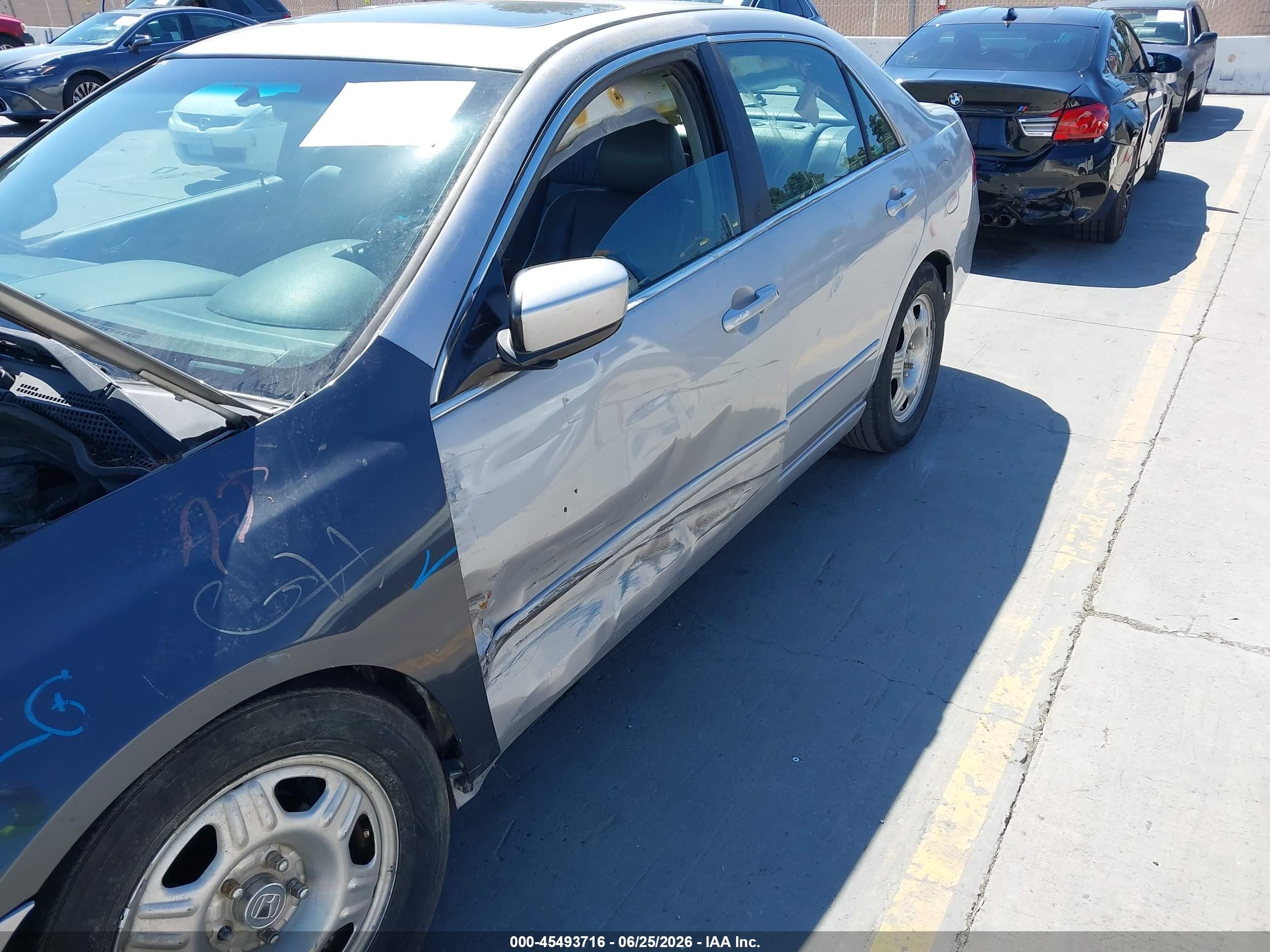 2006 Honda Accord 2.4 Ex Silver vin: 1HGCM56866A138657