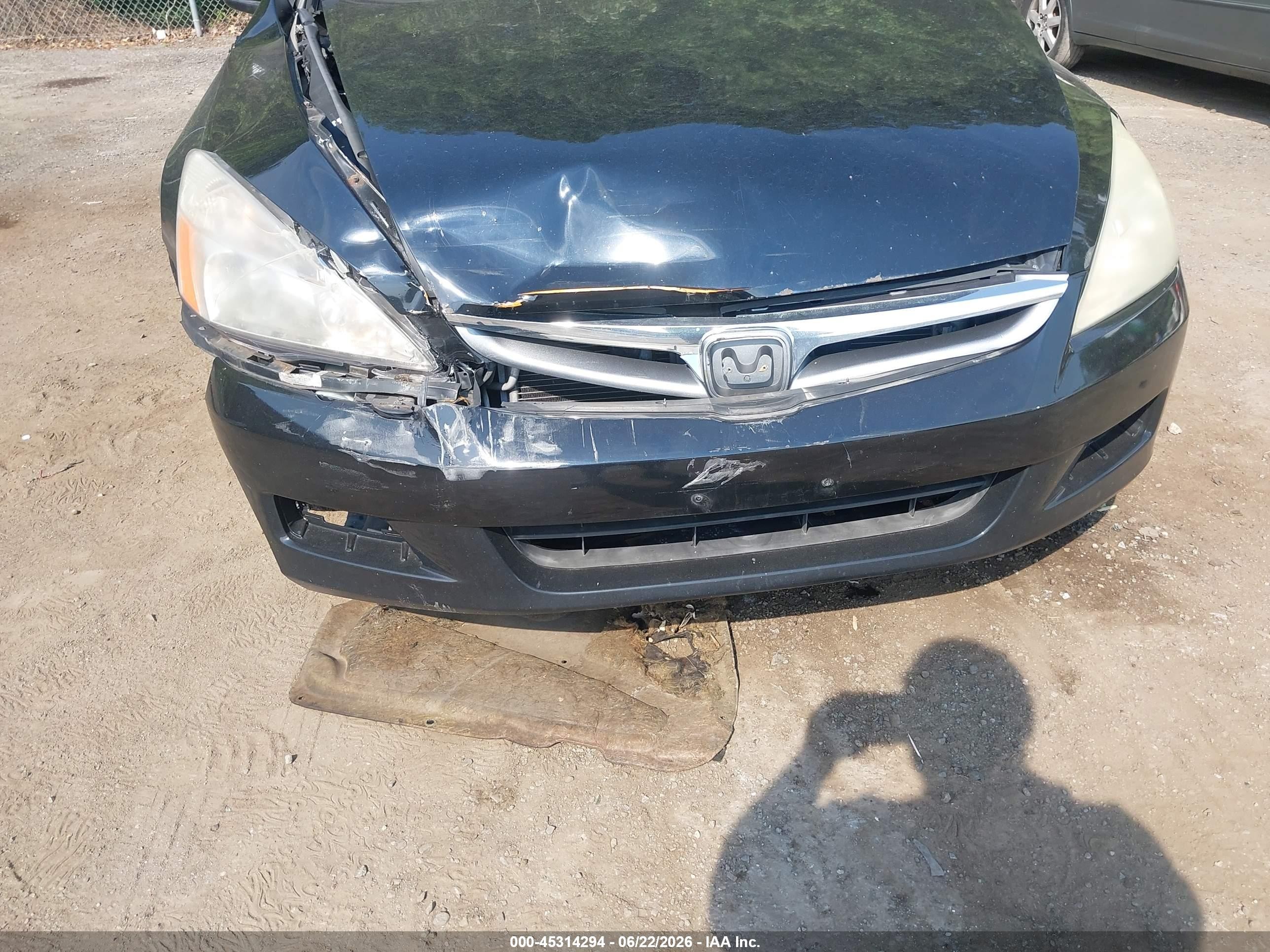 2006 Honda Accord 2.4 Ex Black vin: 1HGCM56866A139050