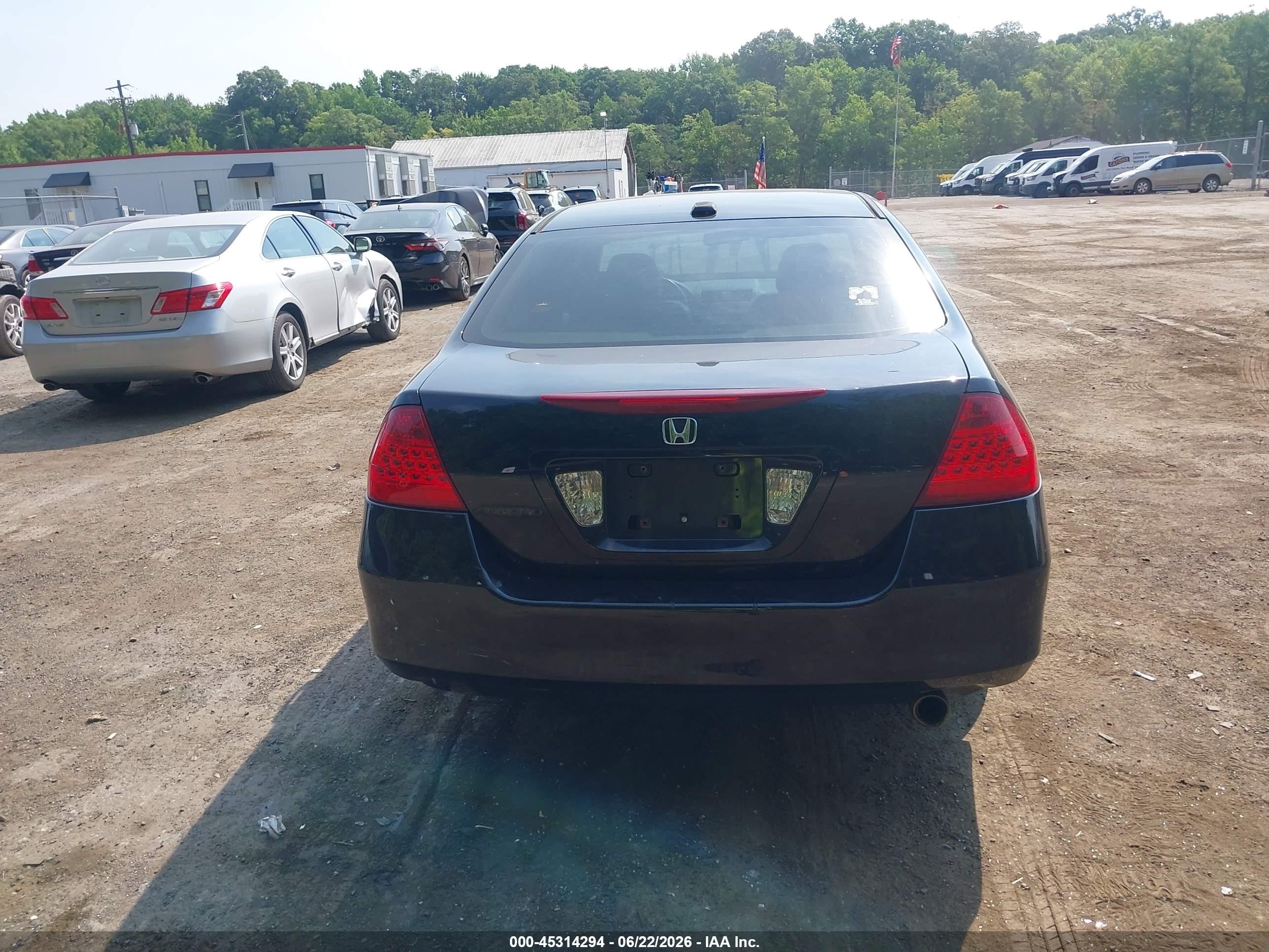 2006 Honda Accord 2.4 Ex Black vin: 1HGCM56866A139050