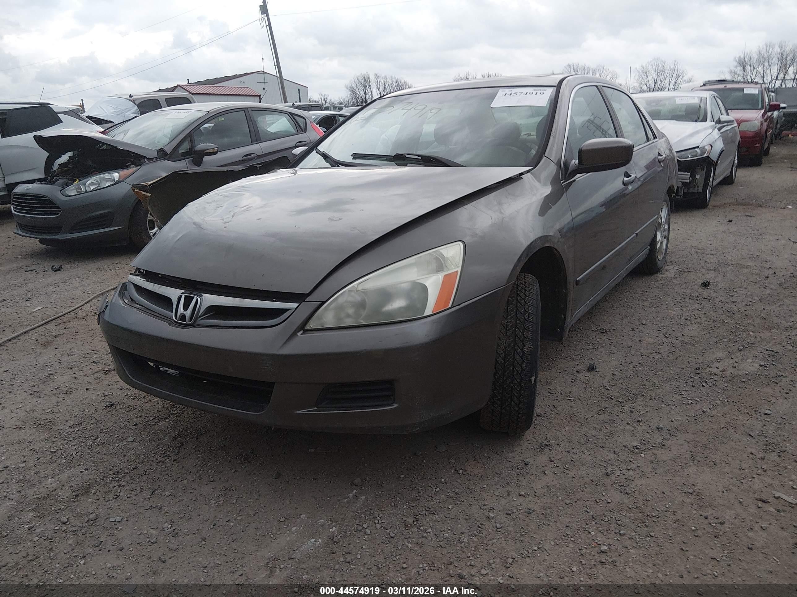2006 Honda Accord 2.4 Ex Gray vin: 1HGCM56866A176745