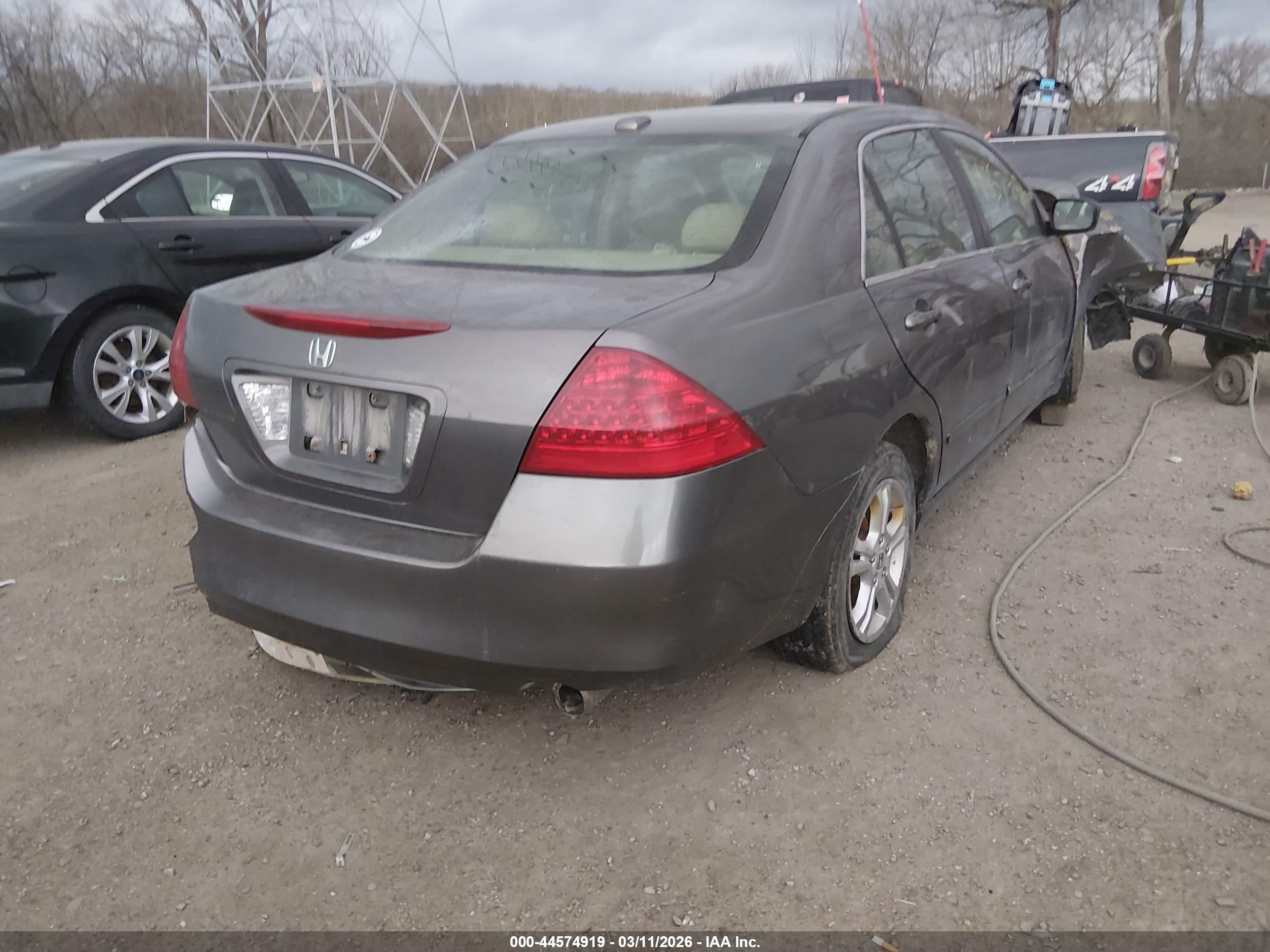 2006 Honda Accord 2.4 Ex Gray vin: 1HGCM56866A176745