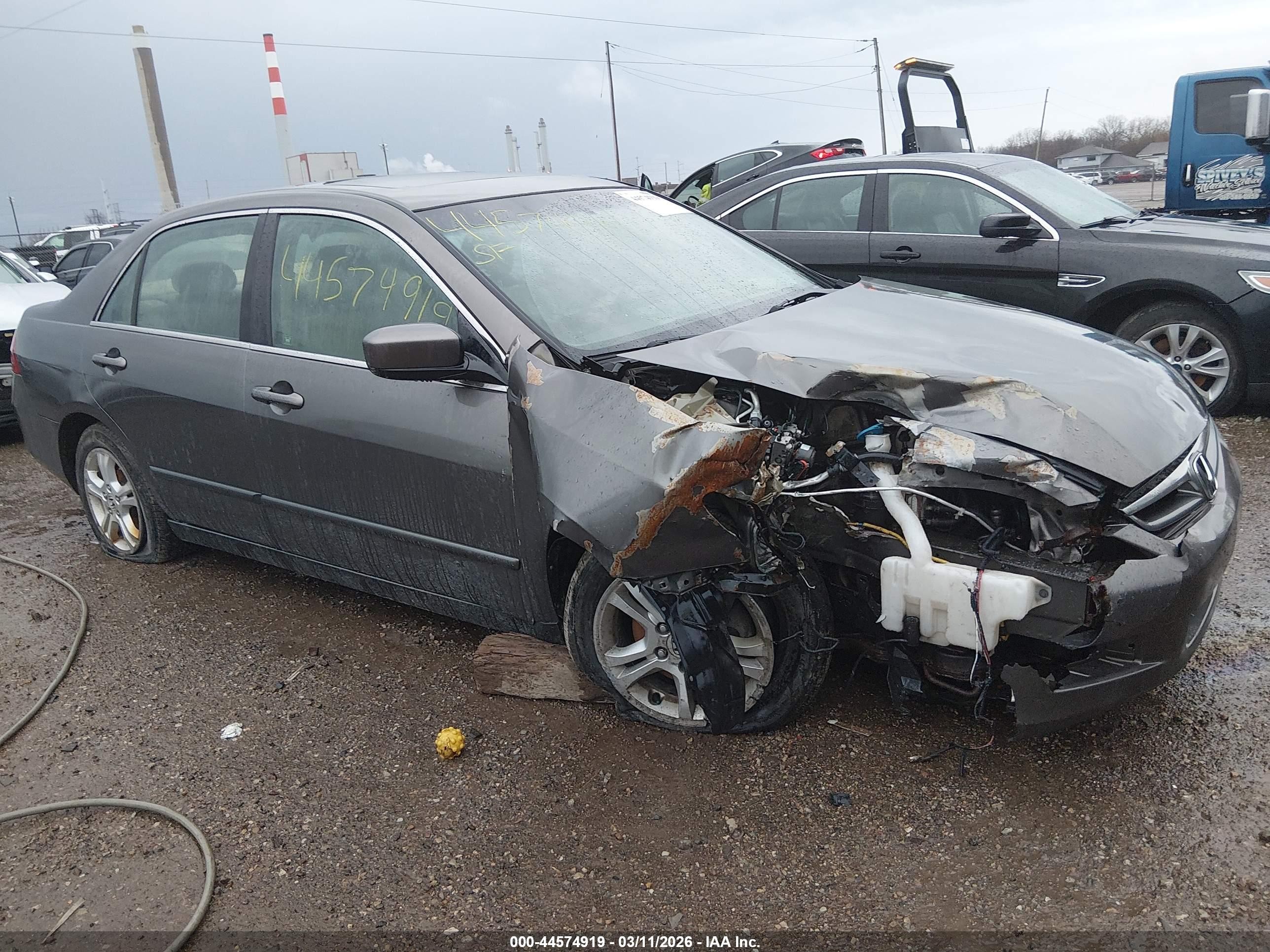 2006 Honda Accord 2.4 Ex Gray vin: 1HGCM56866A176745