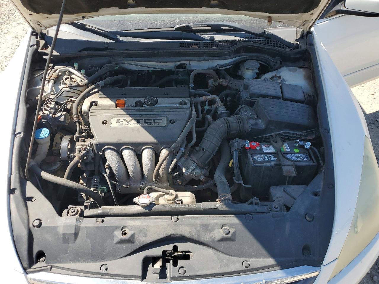 2007 Honda Accord Ex White vin: 1HGCM56867A096380