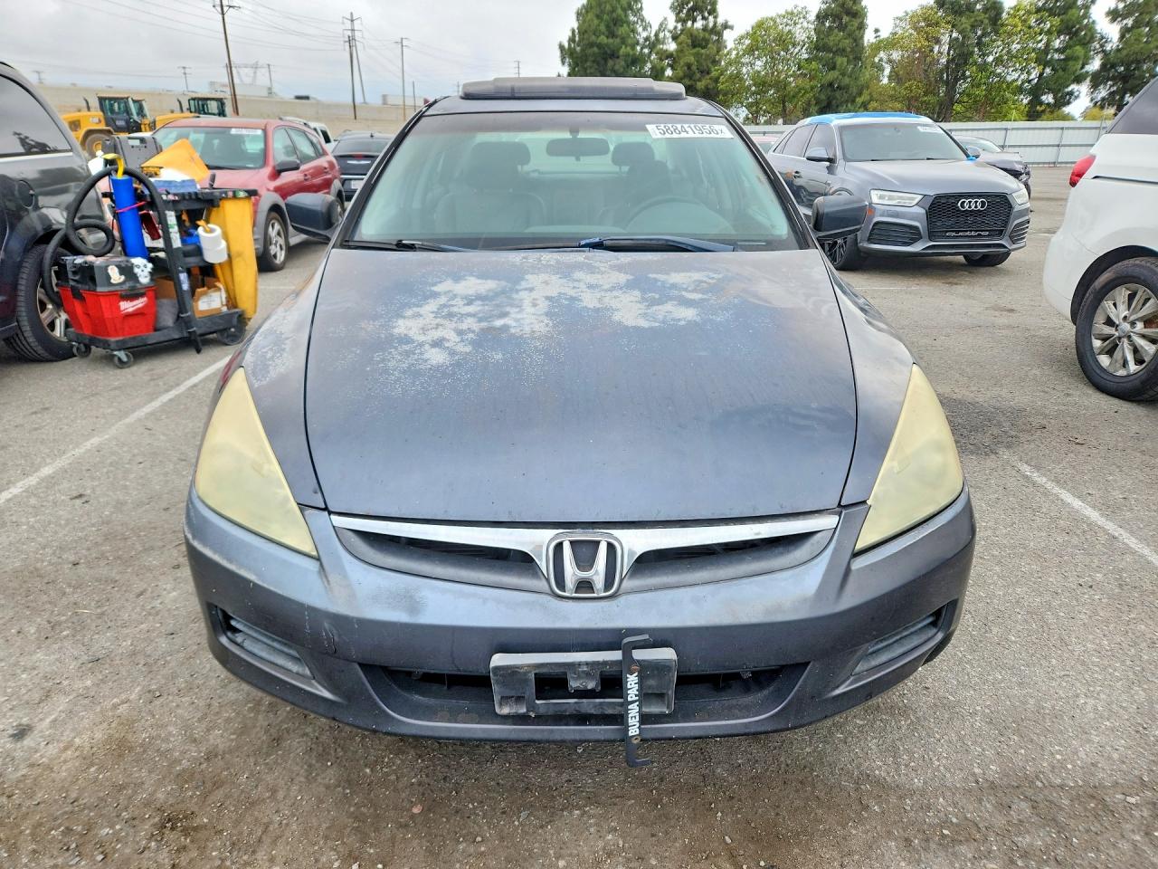 2007 Honda Accord Ex Charcoal vin: 1HGCM56867A103165
