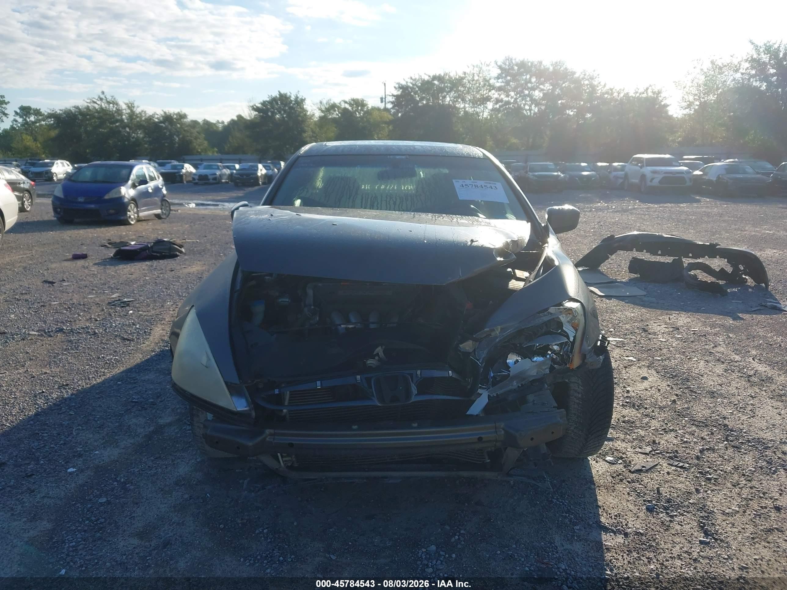 2007 Honda Accord 2.4 Ex Коричневый vin: 1HGCM56867A120628
