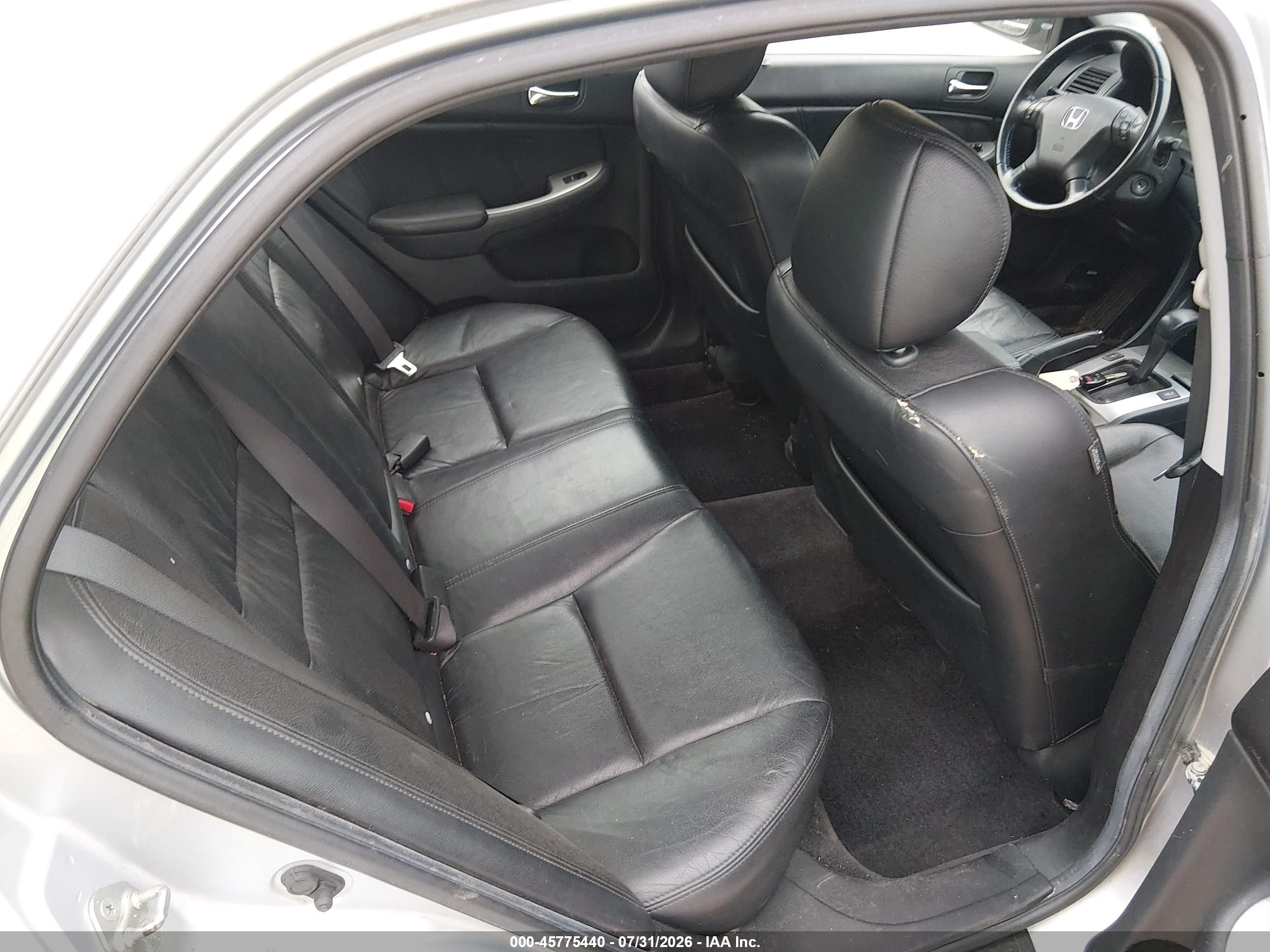 2007 Honda Accord 2.4 Ex Silver vin: 1HGCM56867A138014