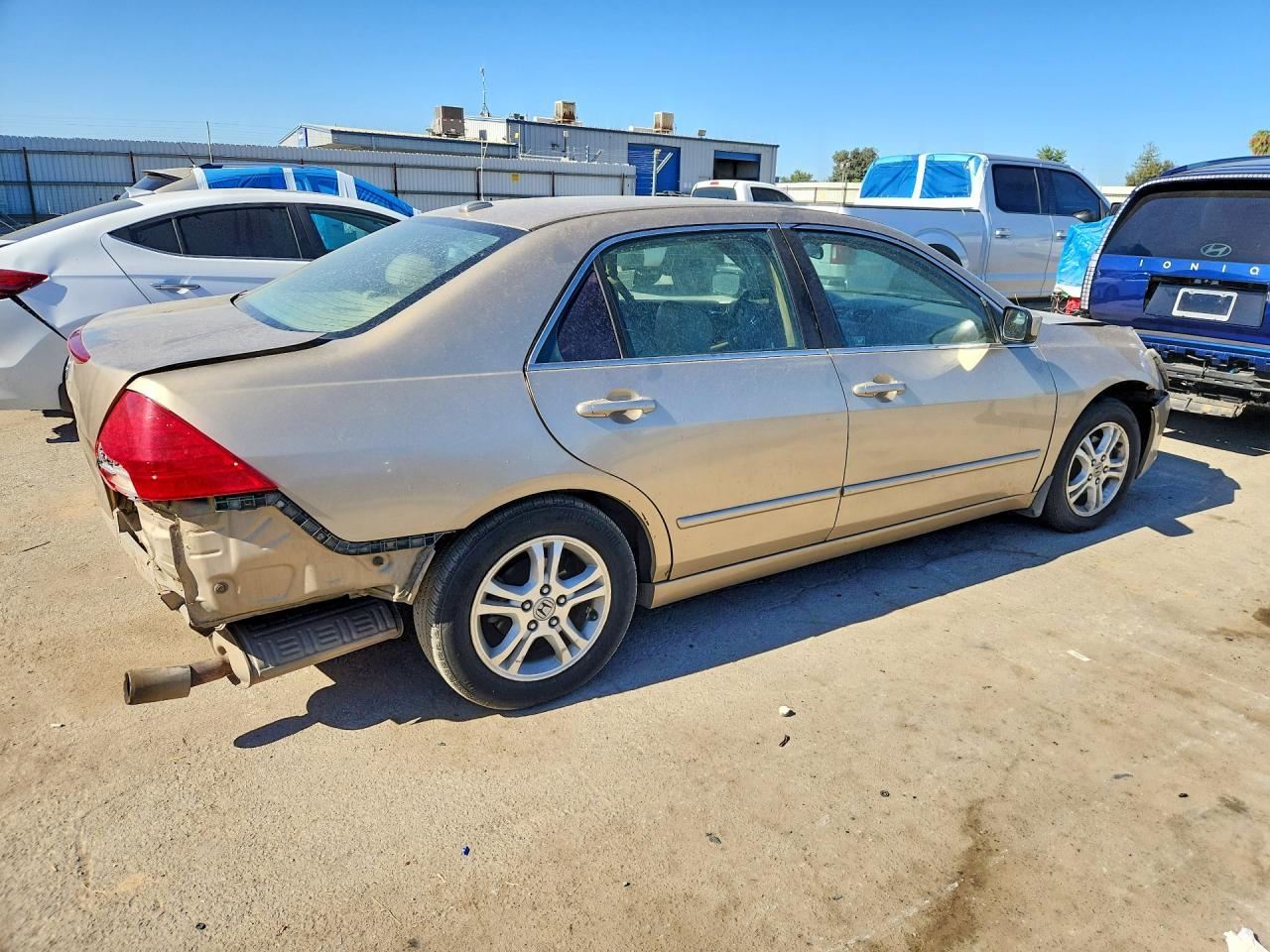 2007 Honda Accord Ex Gold vin: 1HGCM56867A179534